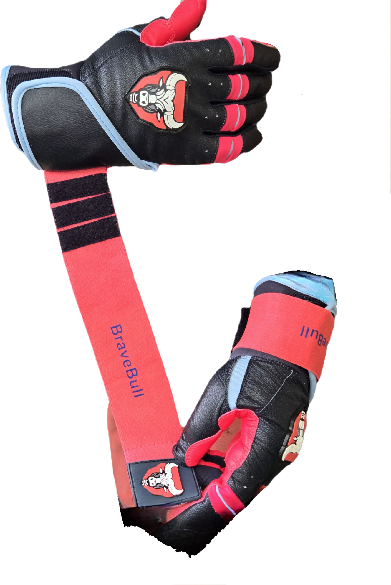 BraveBull Long Cuff Batting Gloves