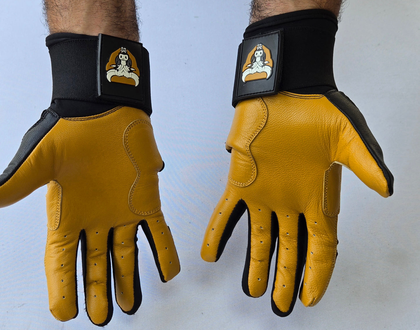BraveBull Long Cuff Batting Gloves