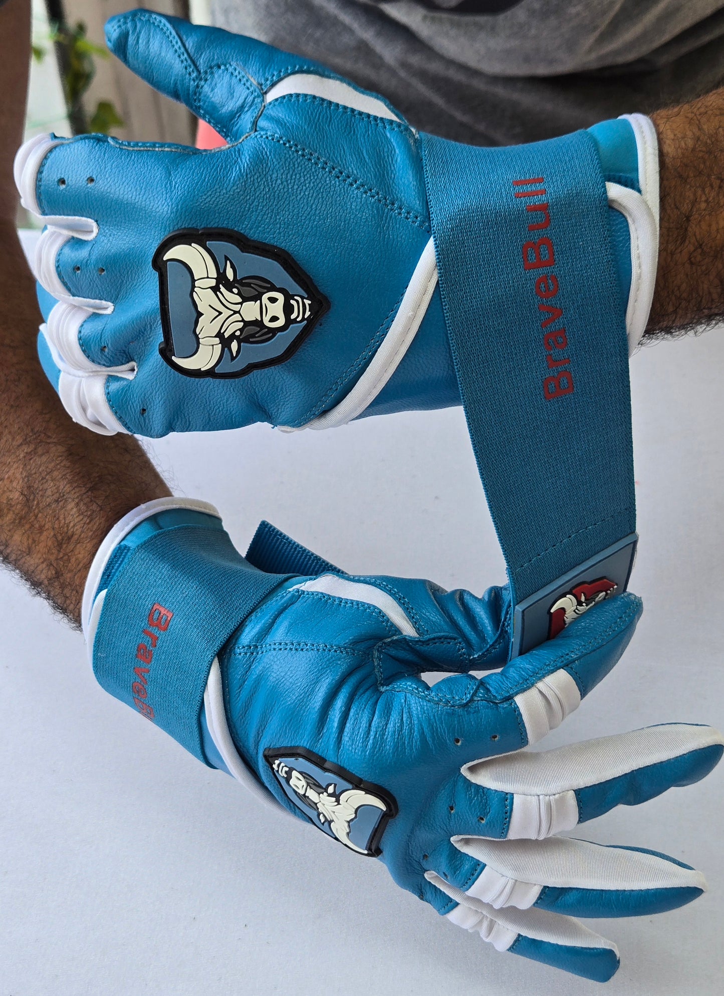 BraveBull Long Cuff Batting Gloves