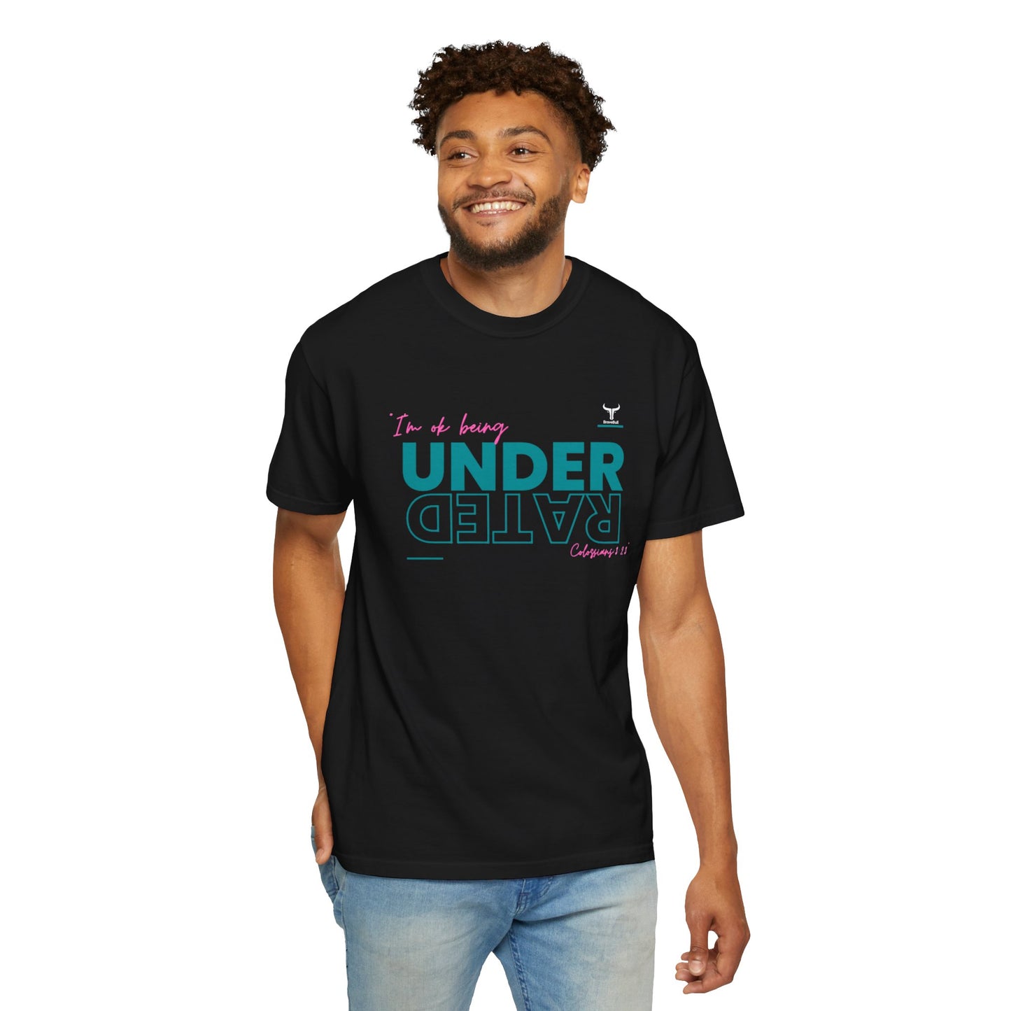 UnderRated "I'm Ok Being Underrated" Unisex Garment-Dyed T-shirt