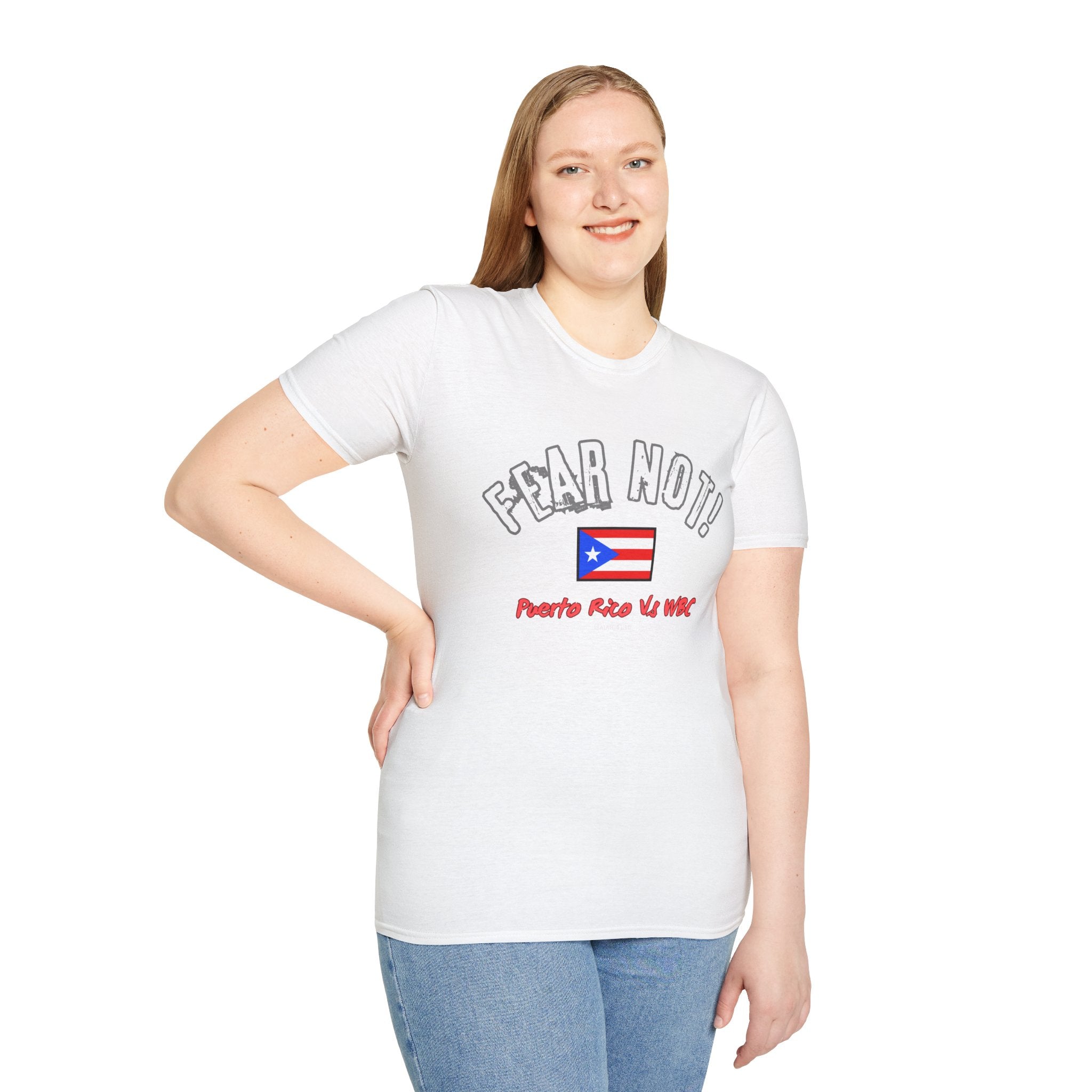 Fear Not Isaiah 4:10 Puerto Baseball Team T-Shirt
