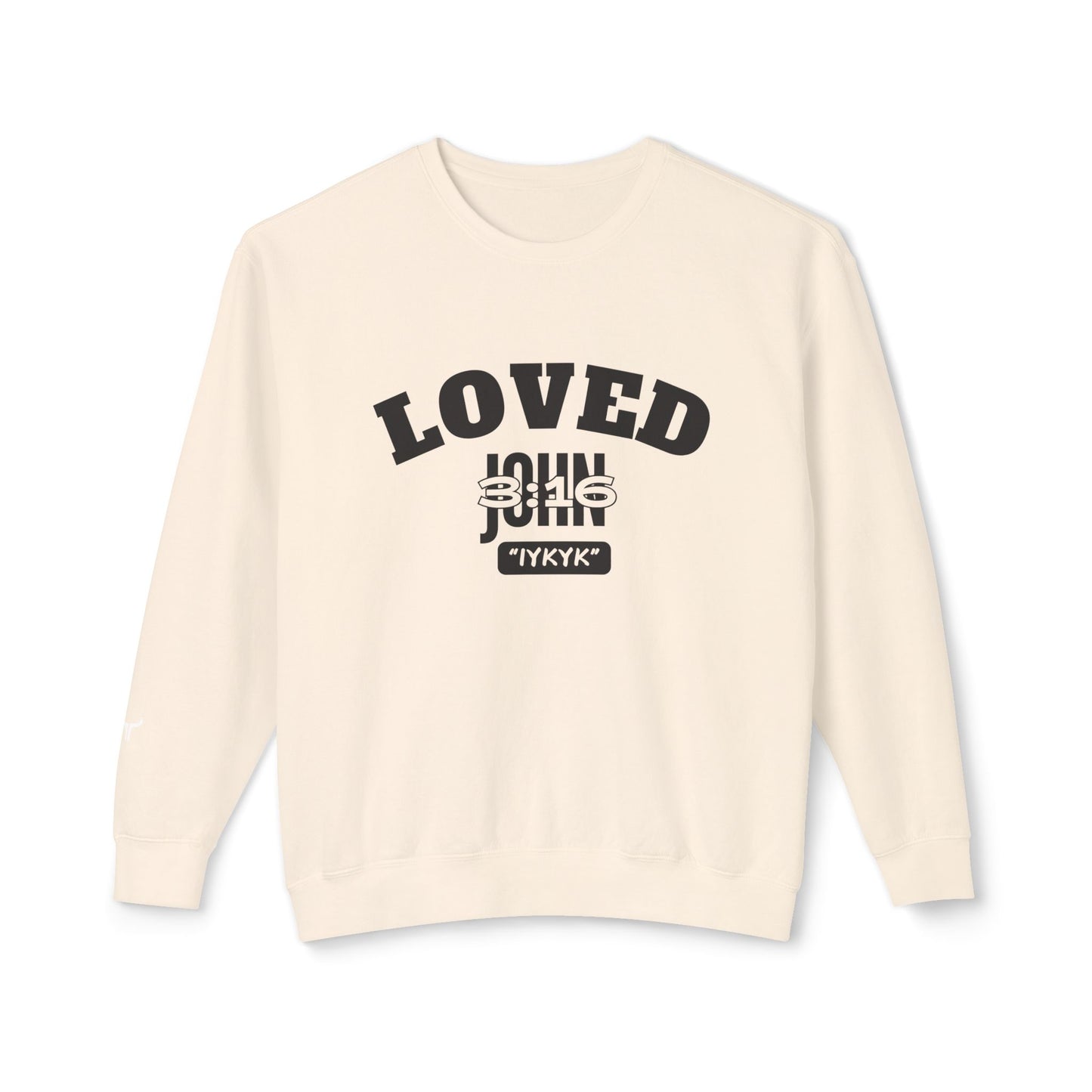 John 3:16 Crewneck Sweatshirt — IYKYK Bible Verse Christian Pullover