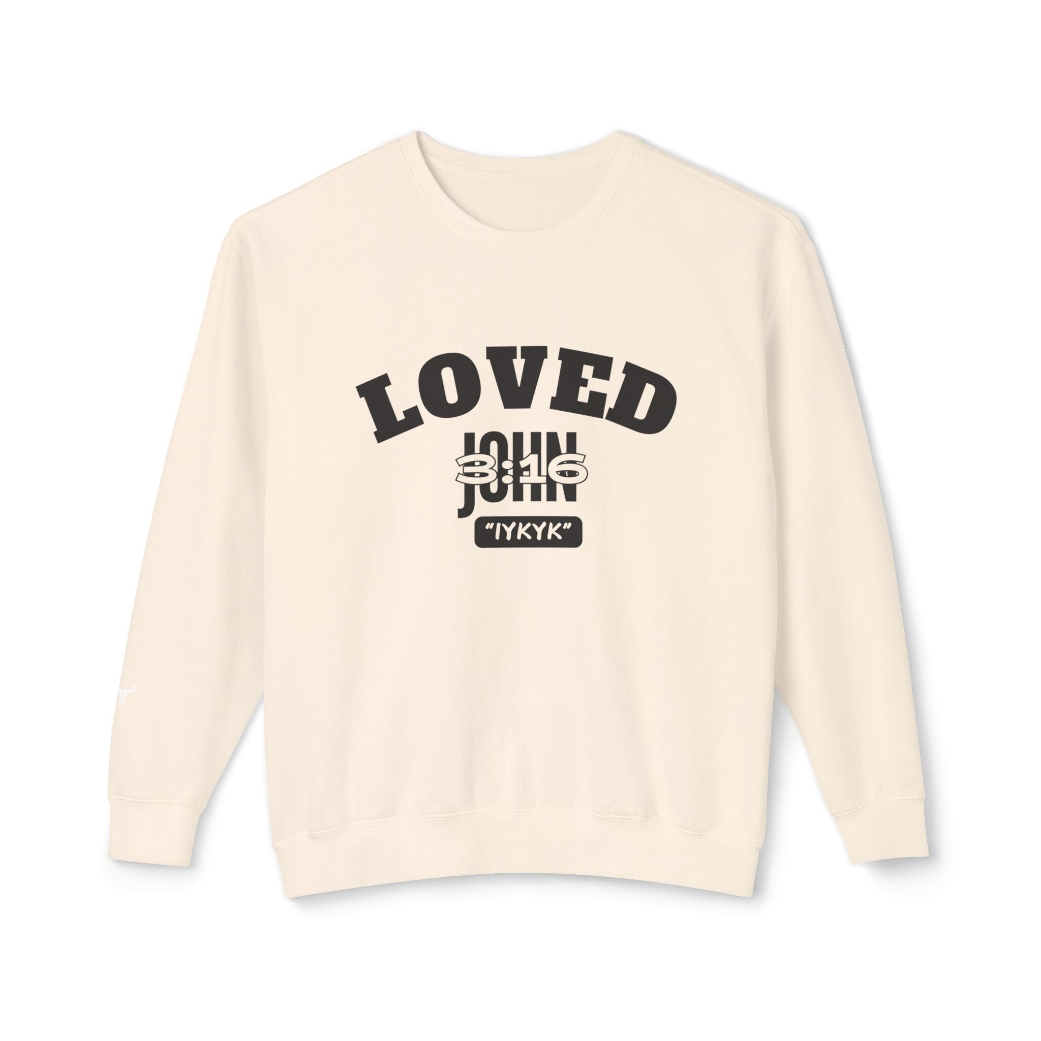 John 3:16 Crewneck Sweatshirt — IYKYK Bible Verse Christian Pullover