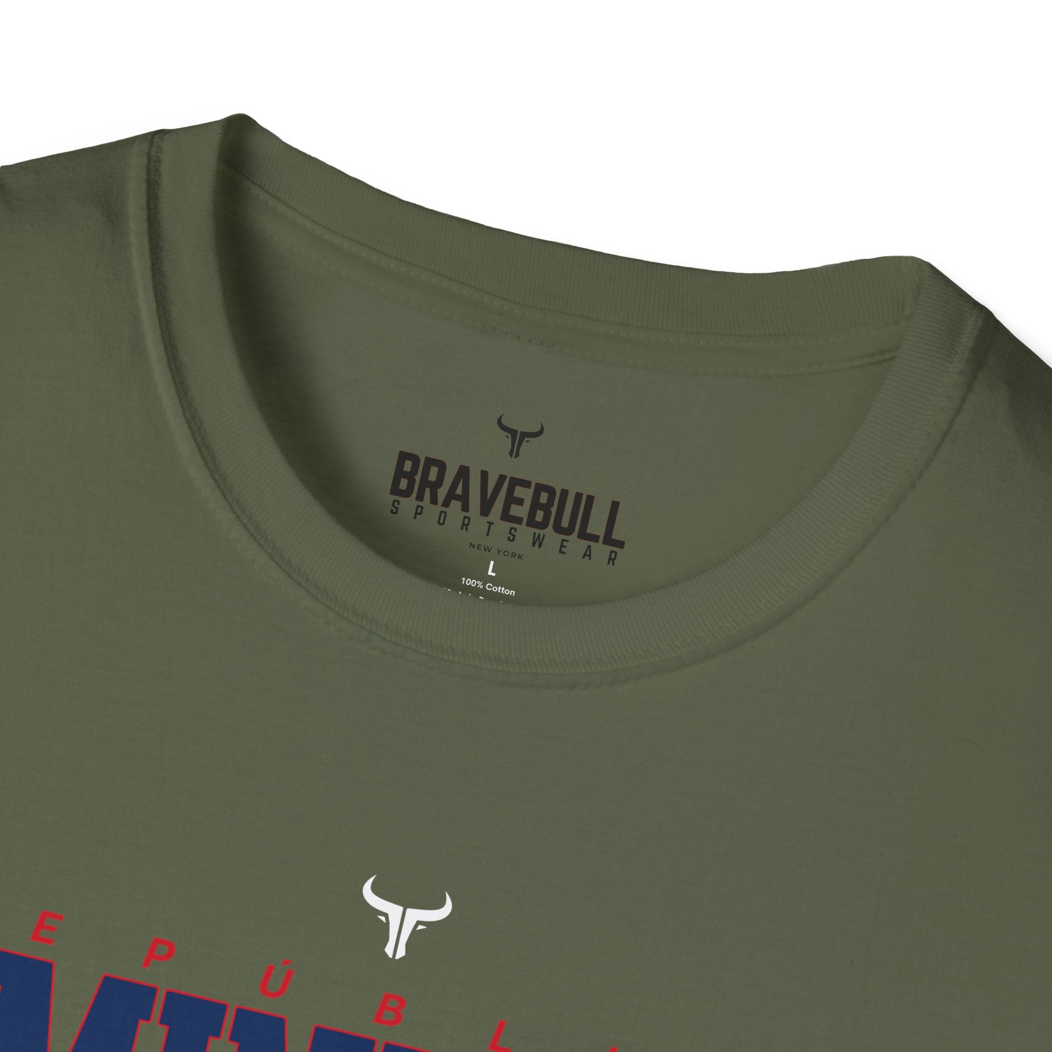 REPUBLICA DOMINICAN  WBC fan T-Shirt R Cotton Tee