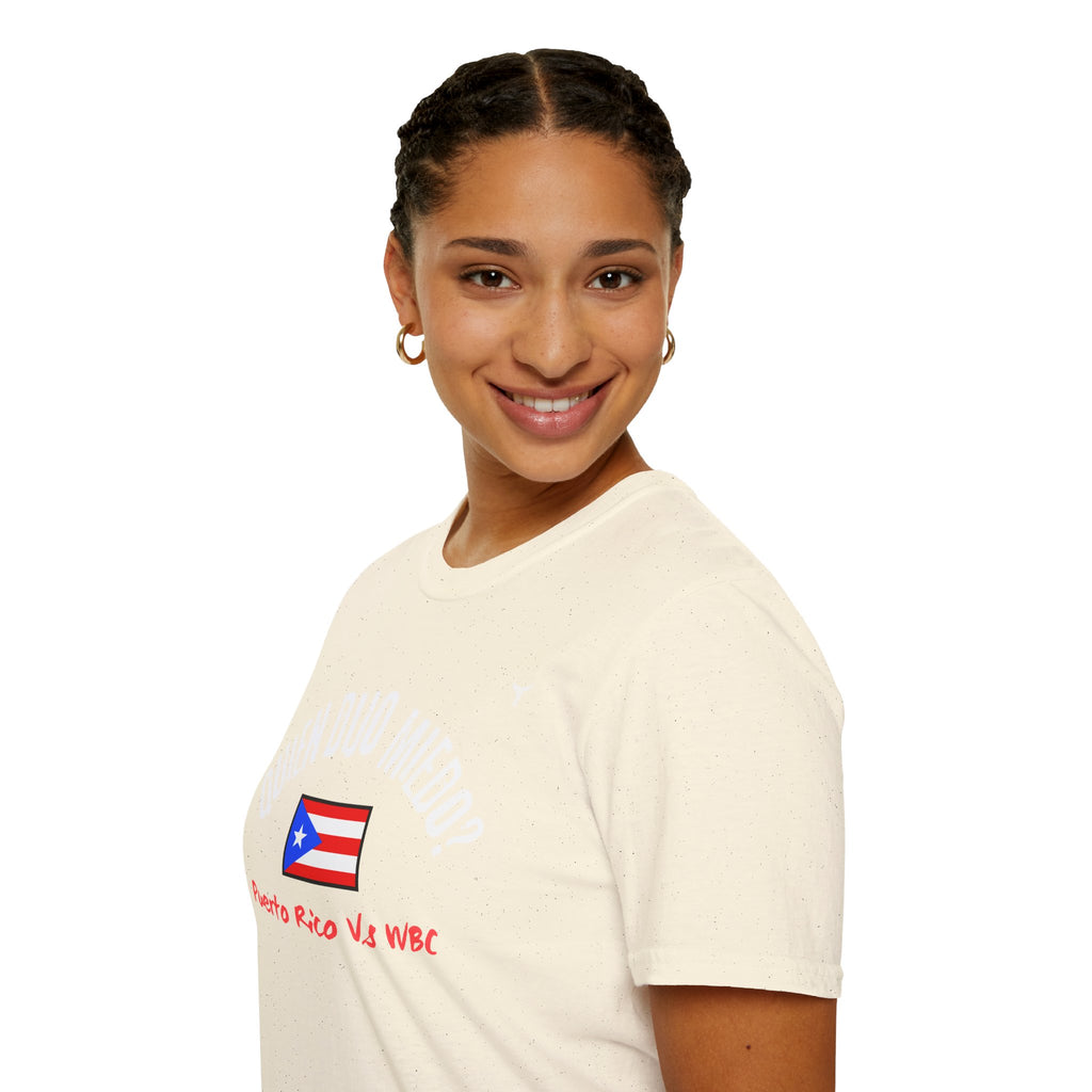 Puerto Rico Baseball Tee — "¿Quién Dijo Miedo?" Fan T-Shirt