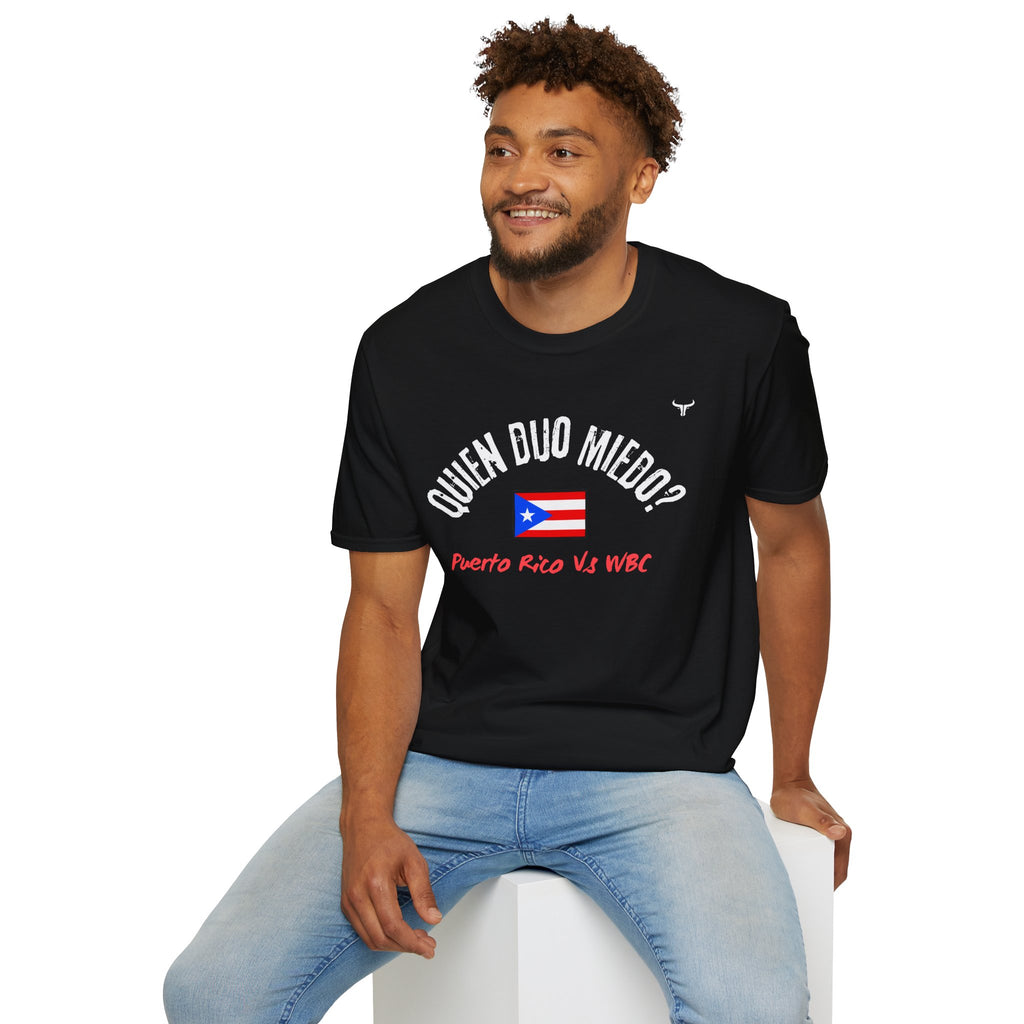 Puerto Rico Baseball Tee — "¿Quién Dijo Miedo?" Fan T-Shirt