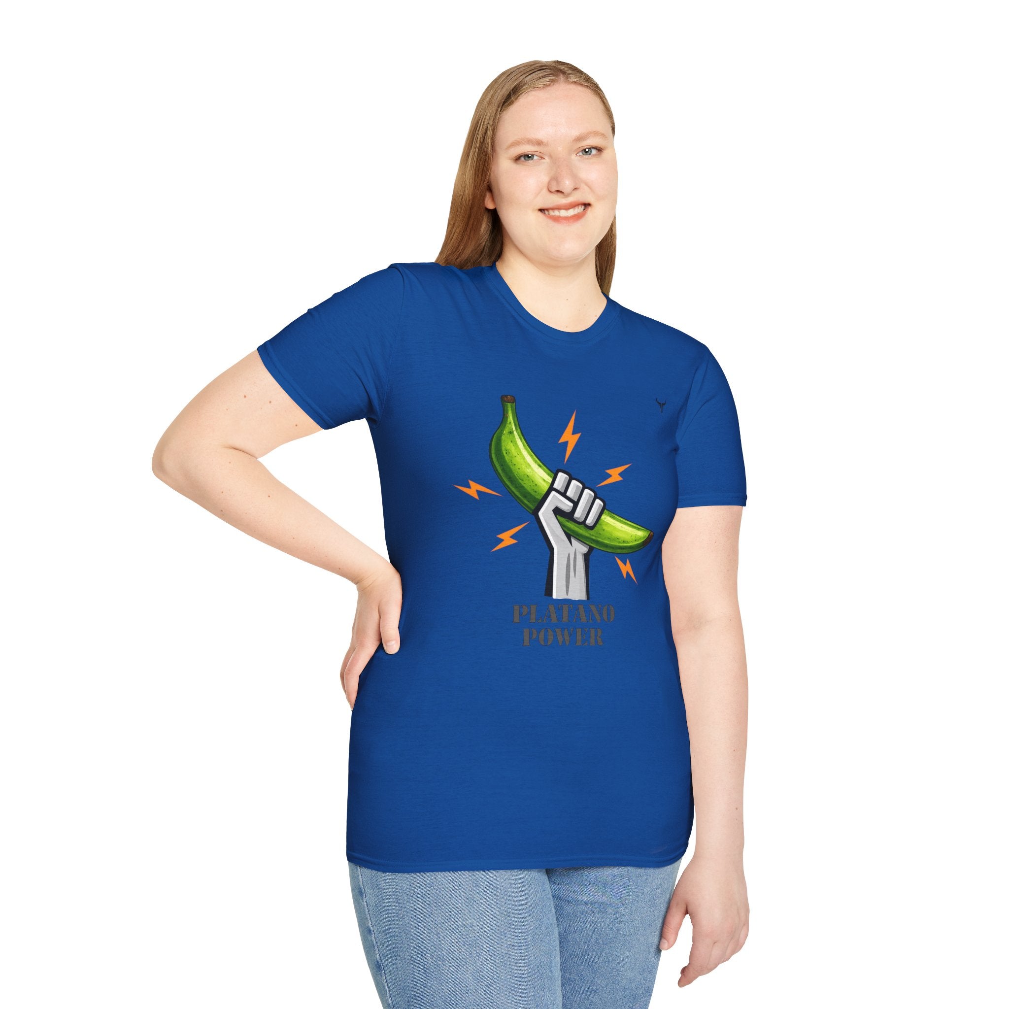 Platano Power T-Shirt – Celebrate Dominican Pride! Unisex Softstyle T-Shirt