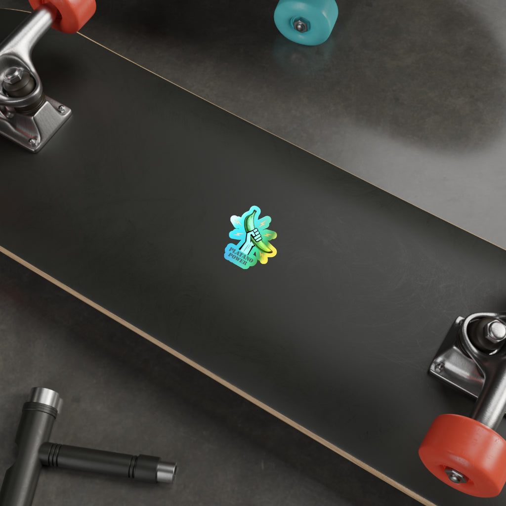 Platano power Holographic Die-cut Stickers