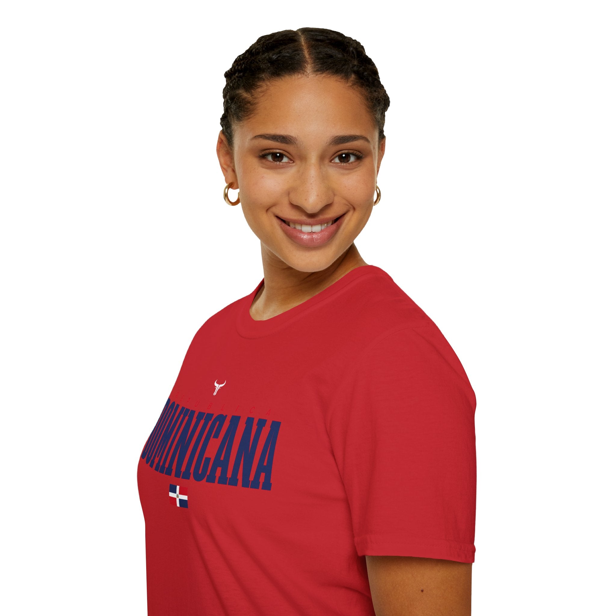 REPUBLICA DOMINICAN  WBC fan T-Shirt R Cotton Tee