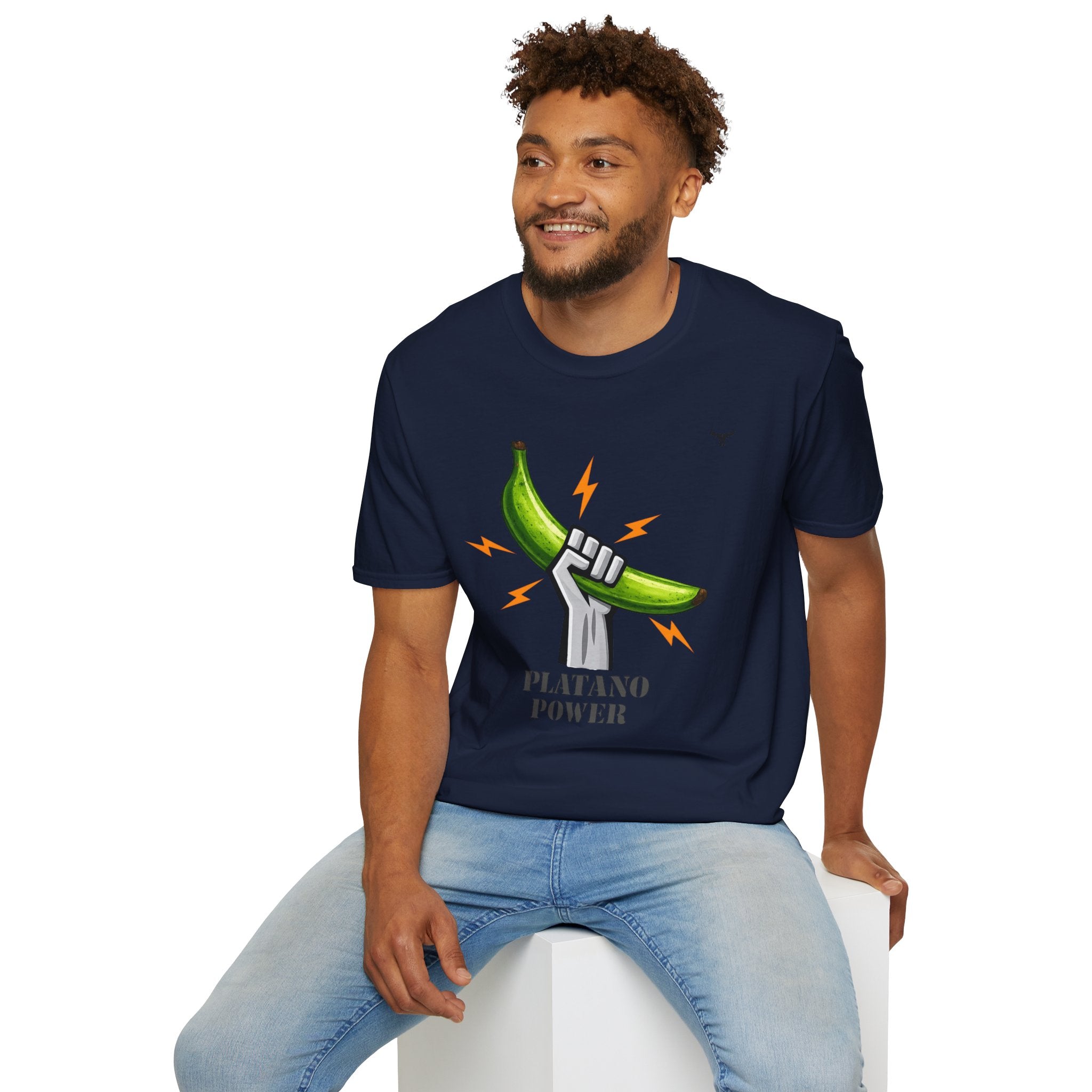 Platano Power T-Shirt – Celebrate Dominican Pride! Unisex Softstyle T-Shirt