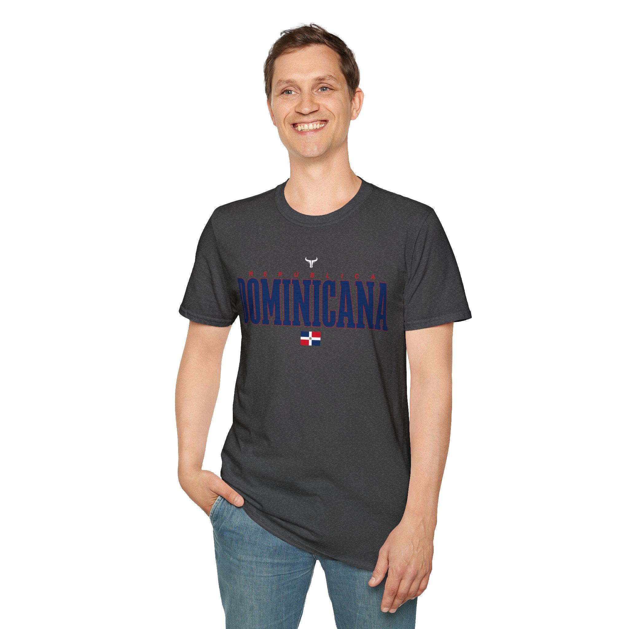 REPUBLICA DOMINICAN  WBC fan T-Shirt R Cotton Tee
