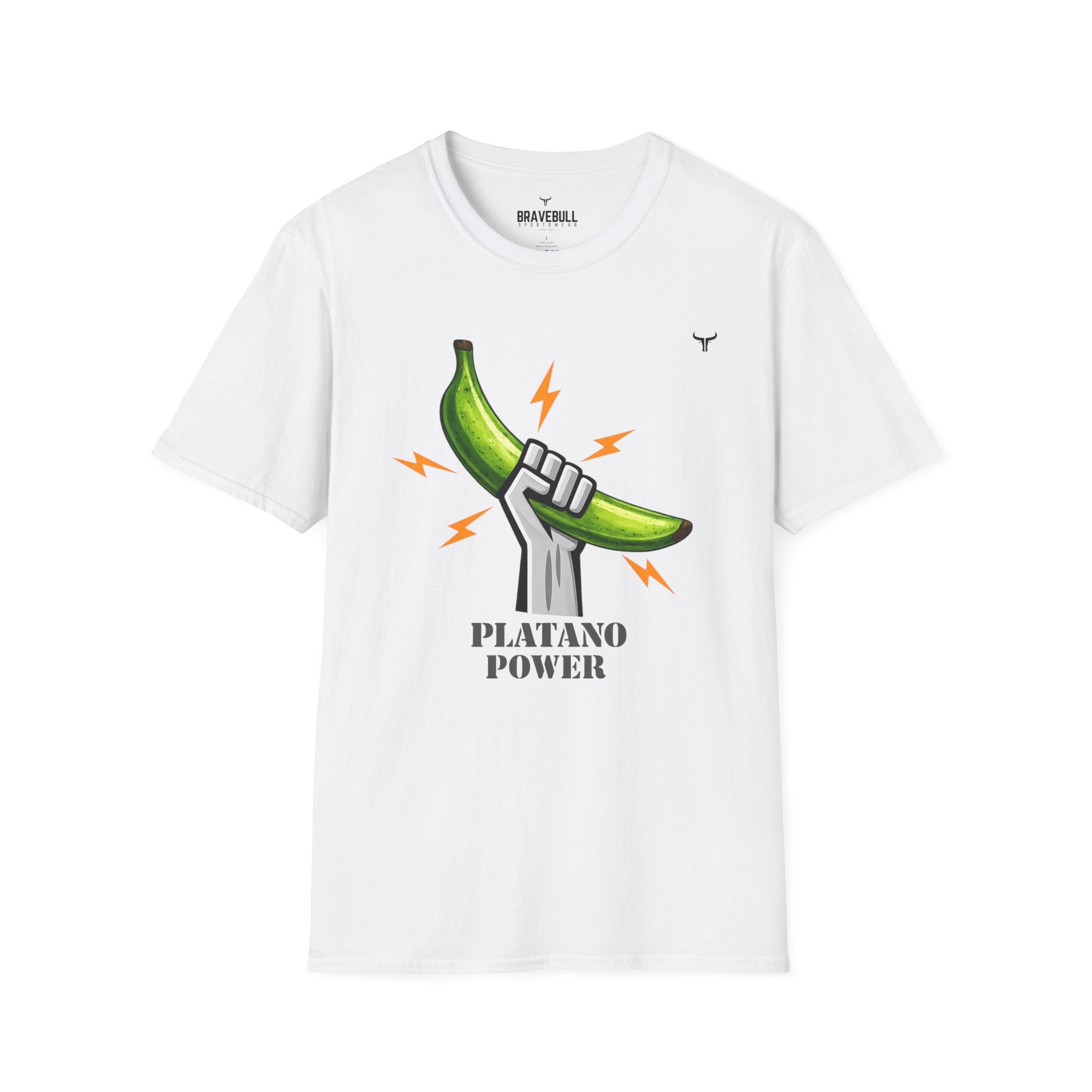 Platano Power T-Shirt – Celebrate Dominican Pride! Unisex Softstyle T-Shirt