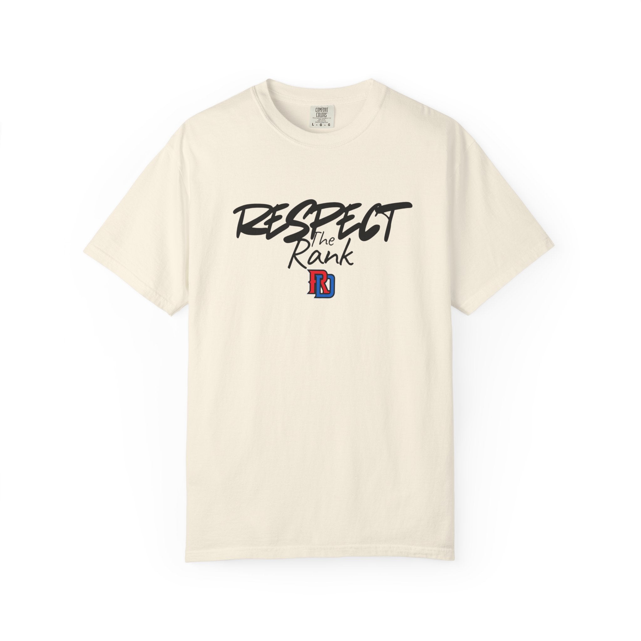 Respect the Rank Dominican Republic Baseball  Unisex Garment-Dyed T-shirt