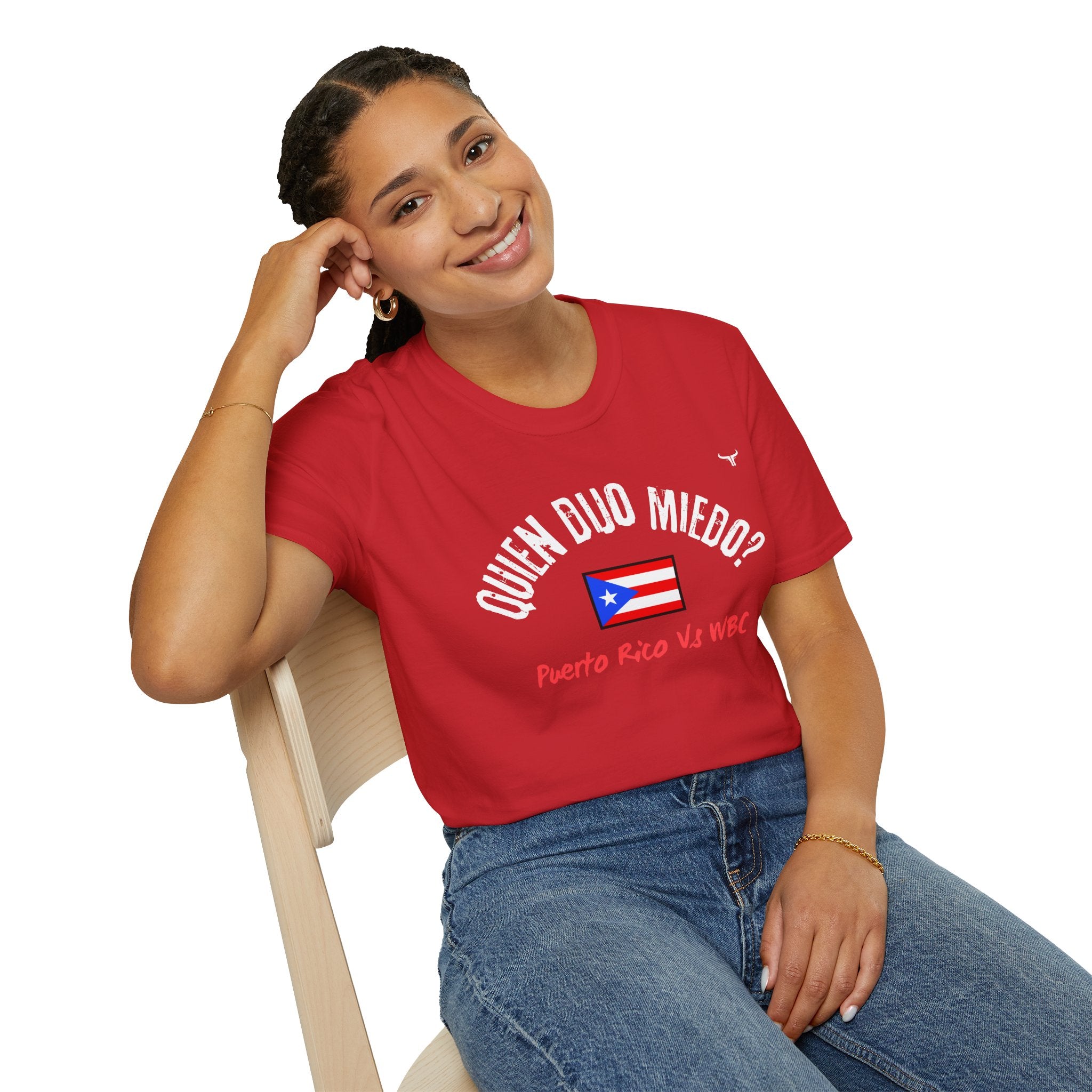 Puerto Rico Baseball Tee — "¿Quién Dijo Miedo?" Fan T-Shirt