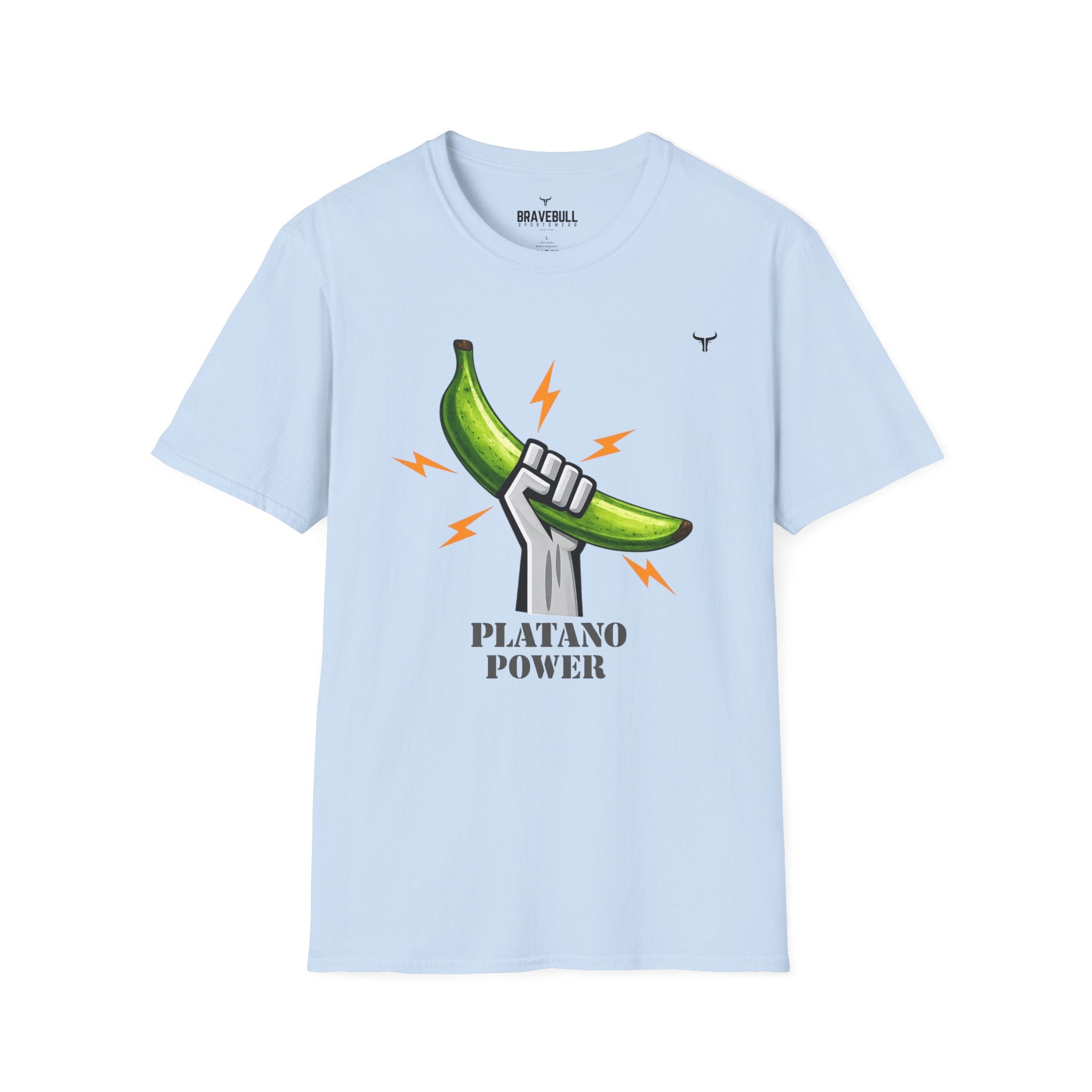 Platano Power T-Shirt – Celebrate Dominican Pride! Unisex Softstyle T-Shirt