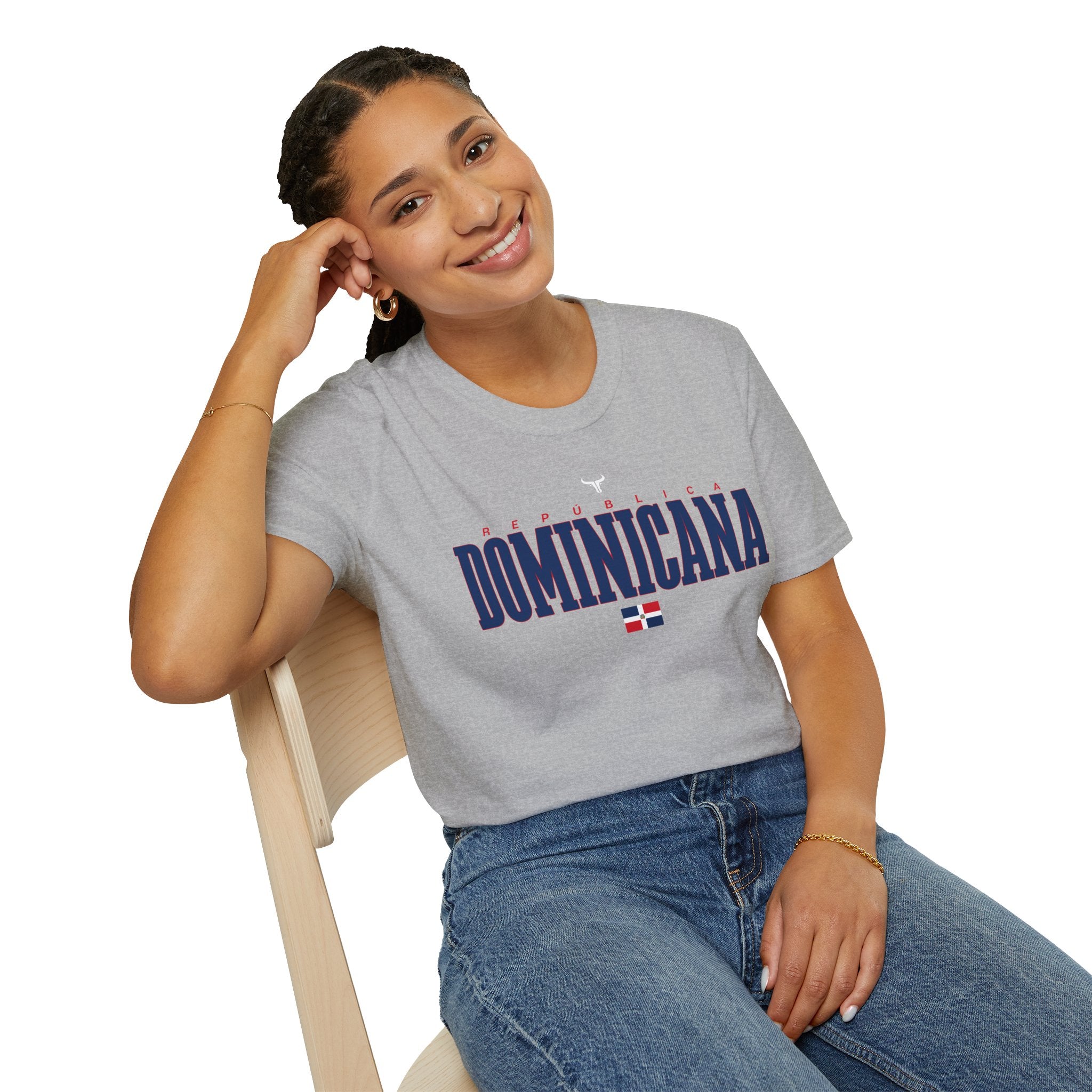 REPUBLICA DOMINICAN  WBC fan T-Shirt R Cotton Tee
