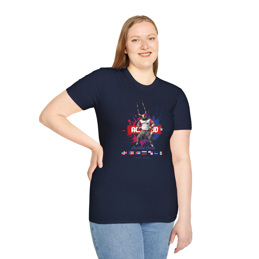 Diablo Cojuelo Carnaval T-Shirt — Actitud Caribe WBC 2026
