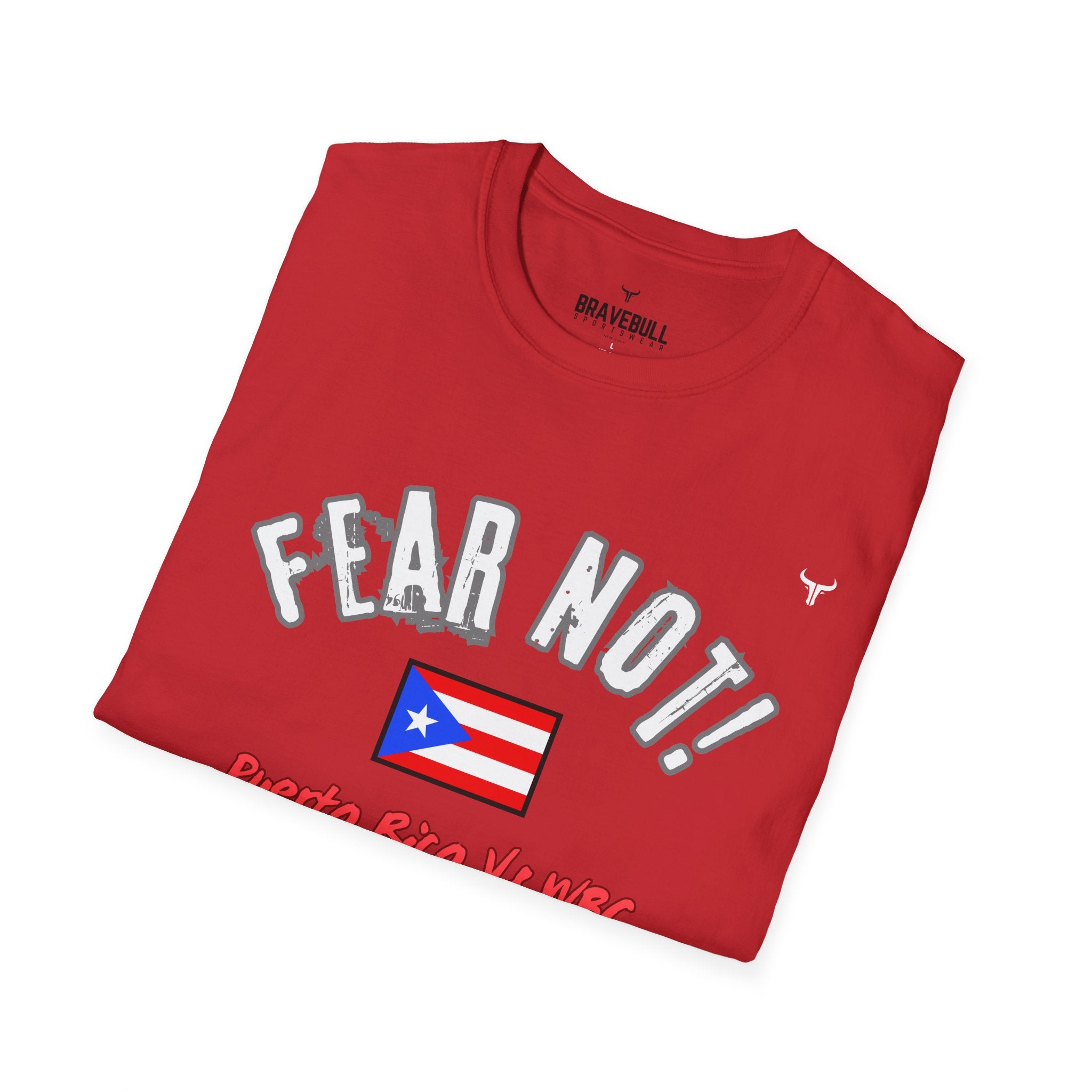 Fear Not Isaiah 4:10 Puerto Baseball Team T-Shirt