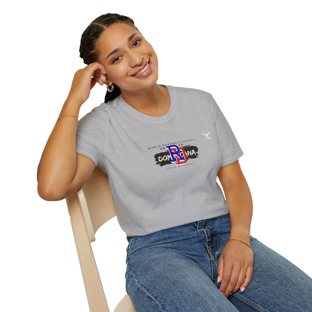 Dominican Republic WBC 2026 Hoodie — "E' to Es De Nosotros / This Is Ours" Unisex Softstyle T-Shirt