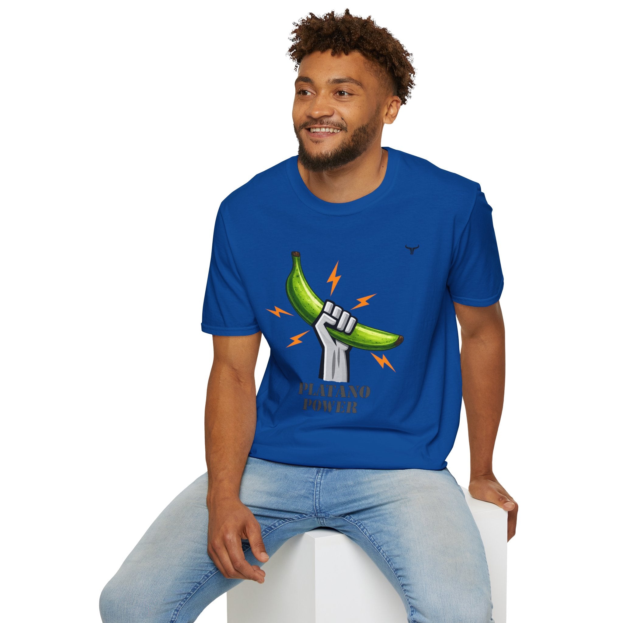 Platano Power T-Shirt – Celebrate Dominican Pride! Unisex Softstyle T-Shirt