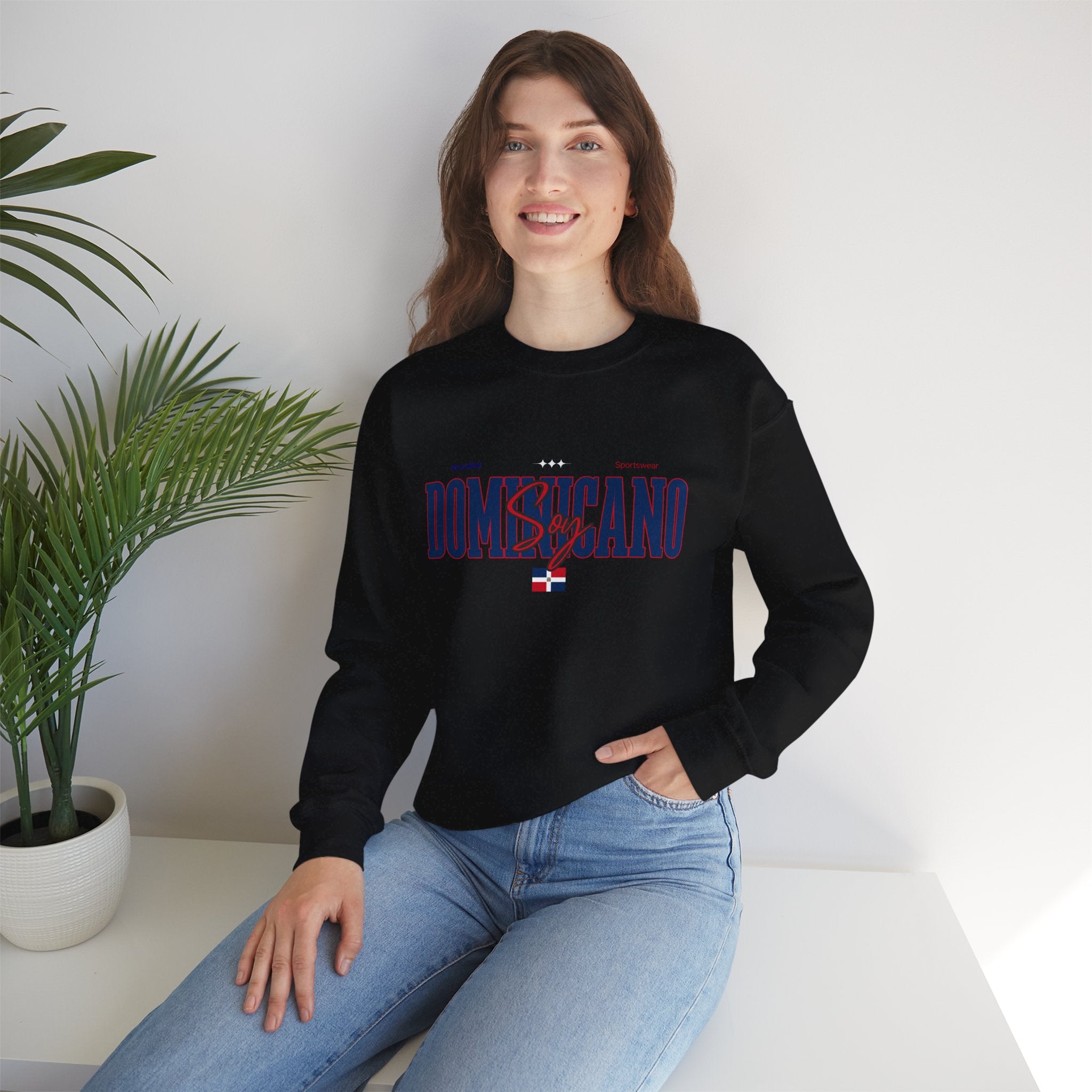 Dominicano Soy Sweatshirt — Dominican Republic Baseball Fan Crewneck