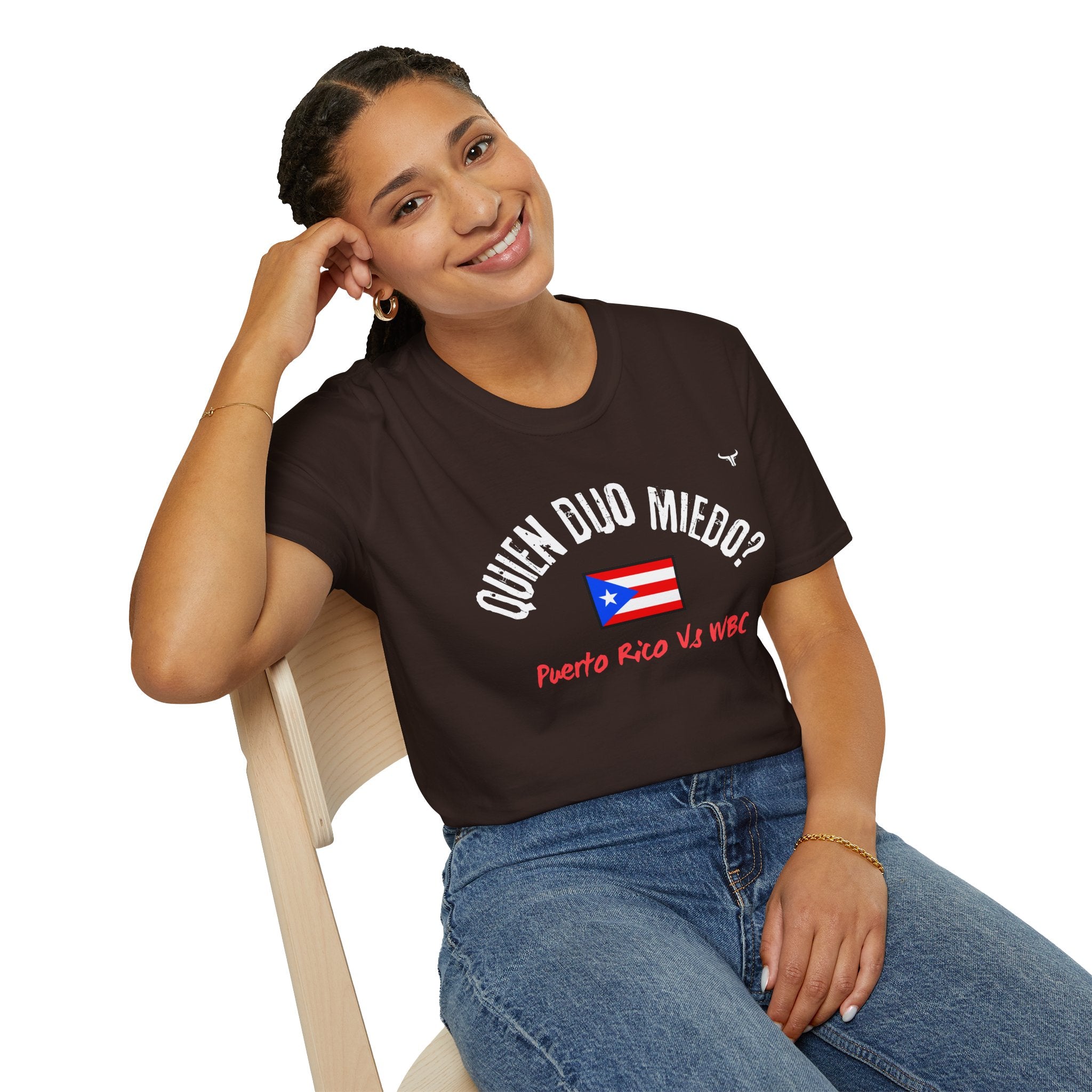 Puerto Rico Baseball Tee — "¿Quién Dijo Miedo?" Fan T-Shirt