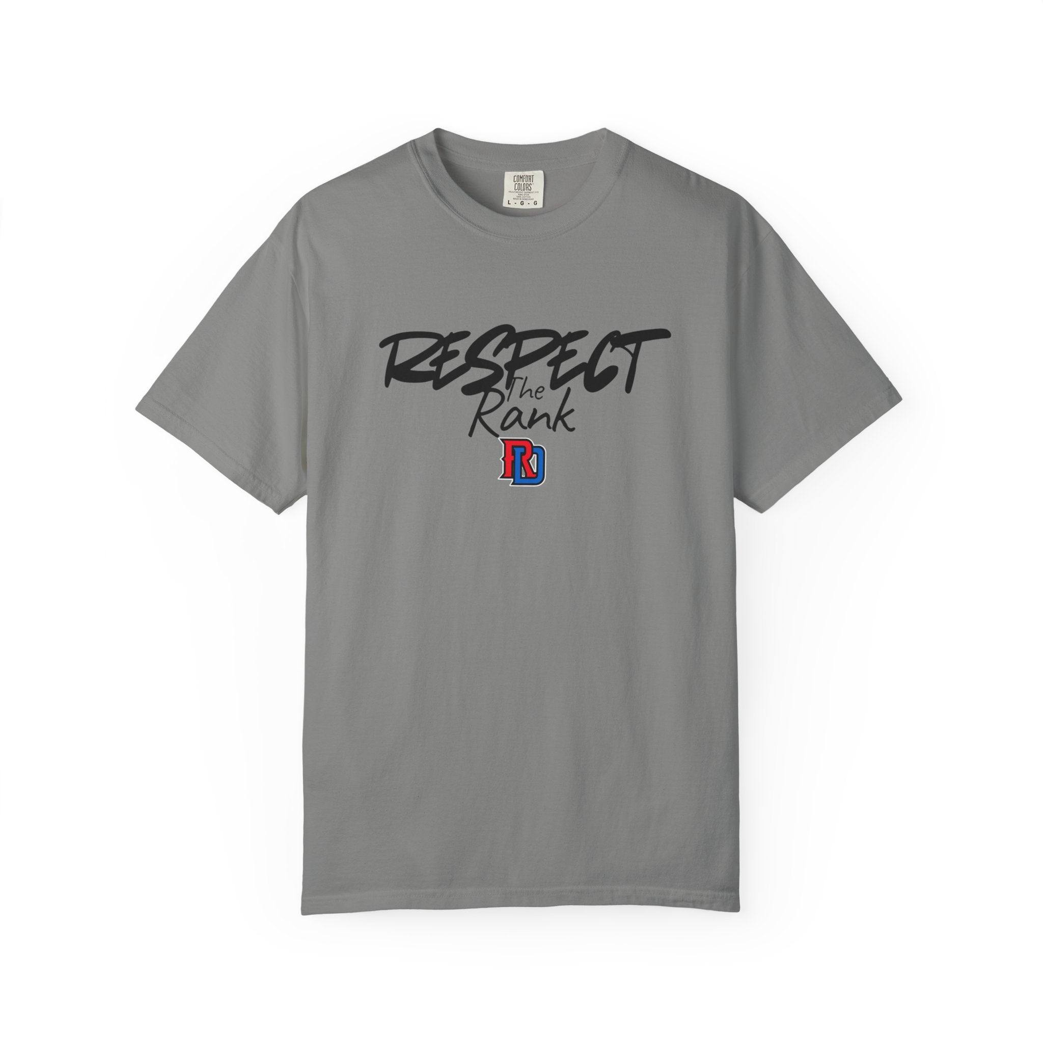 Respect the Rank Dominican Republic Baseball  Unisex Garment-Dyed T-shirt