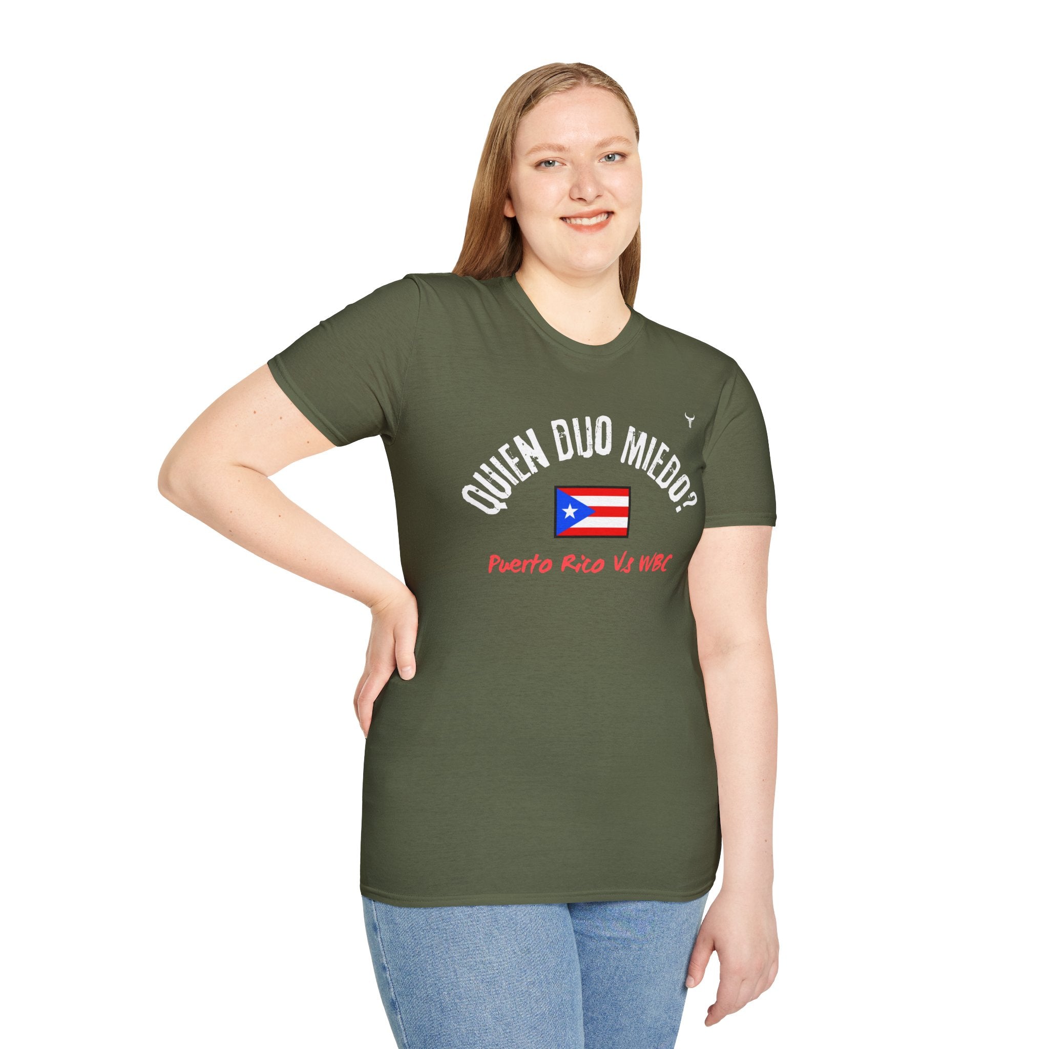 Puerto Rico Baseball Tee — "¿Quién Dijo Miedo?" Fan T-Shirt