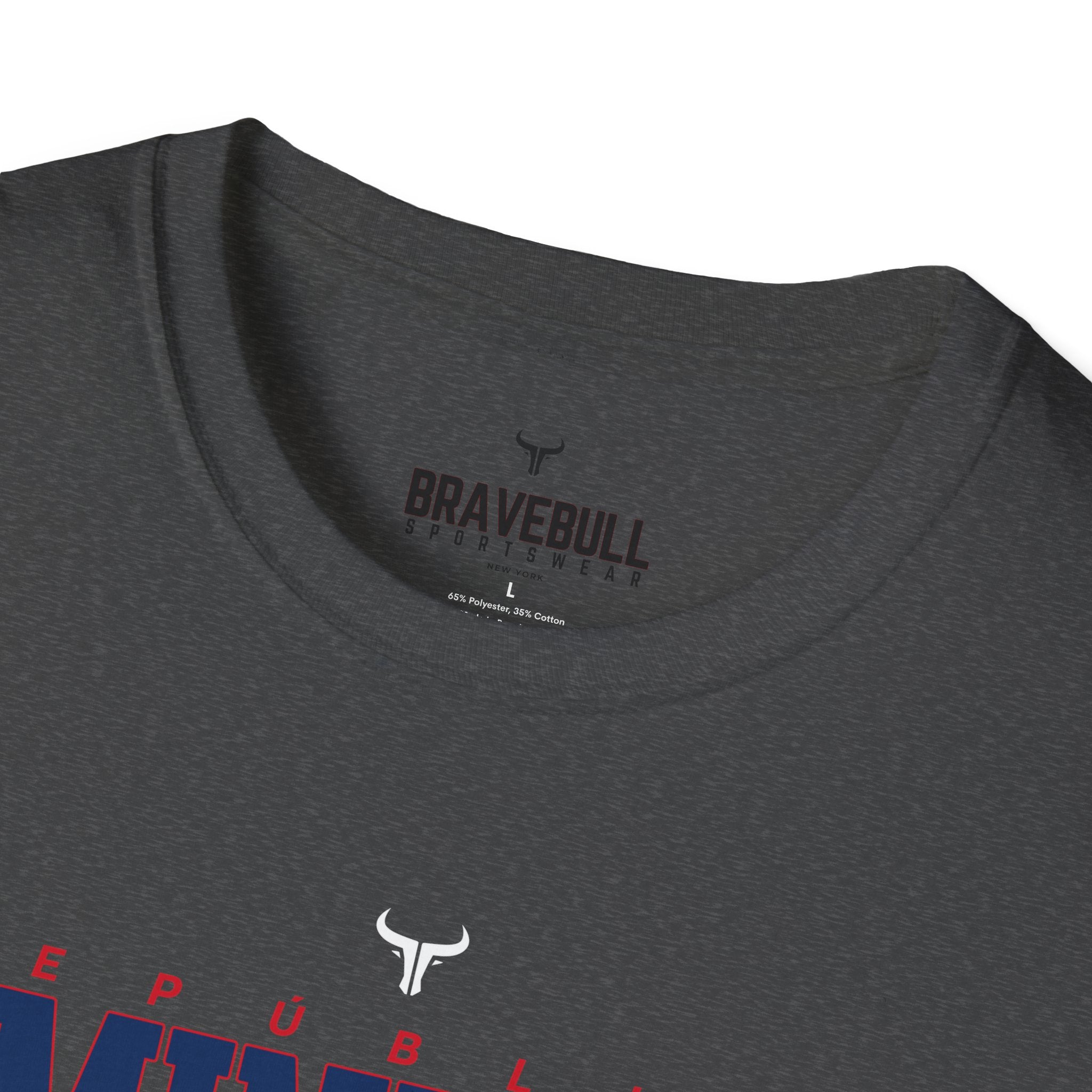 REPUBLICA DOMINICAN  WBC fan T-Shirt R Cotton Tee