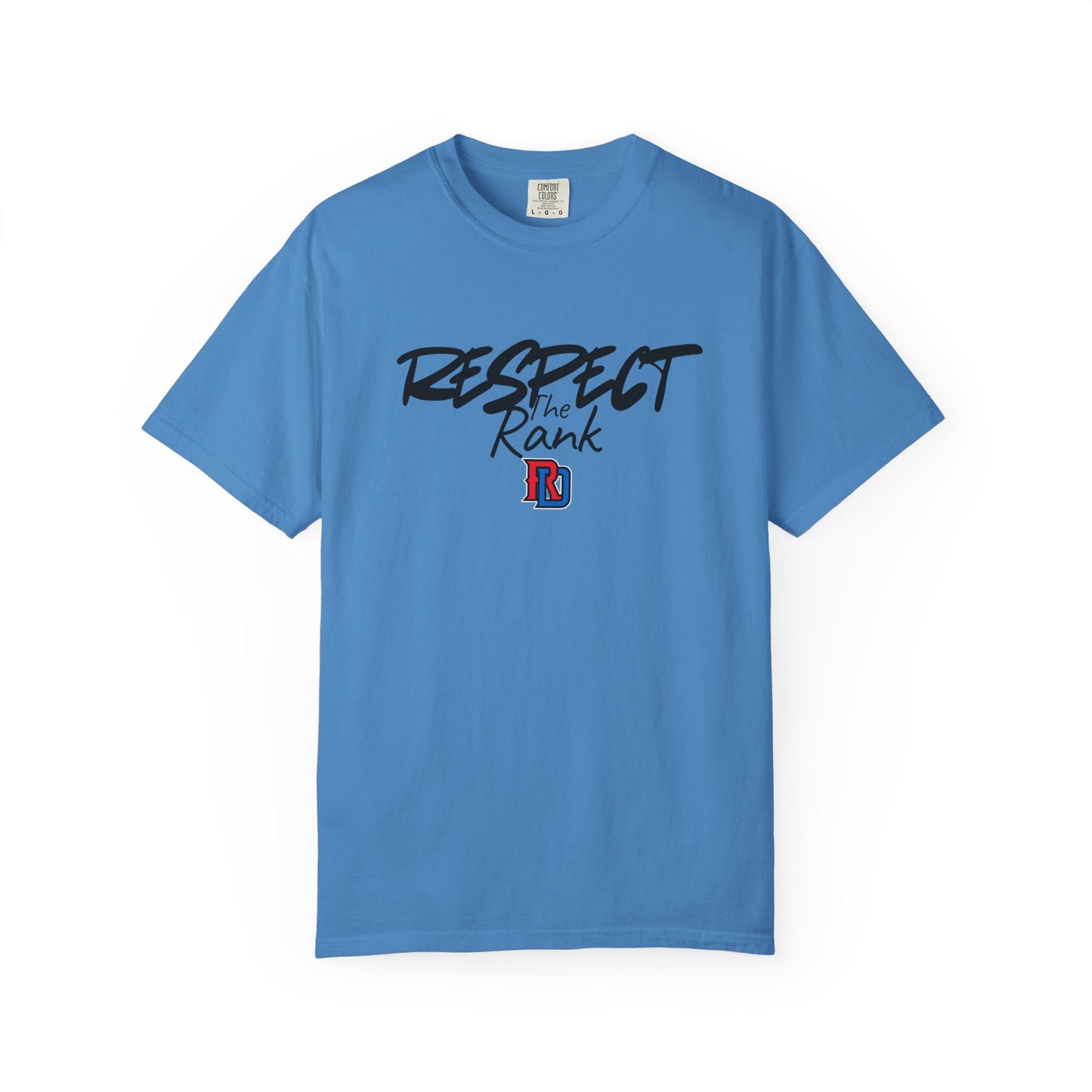 Respect the Rank Dominican Republic Baseball  Unisex Garment-Dyed T-shirt