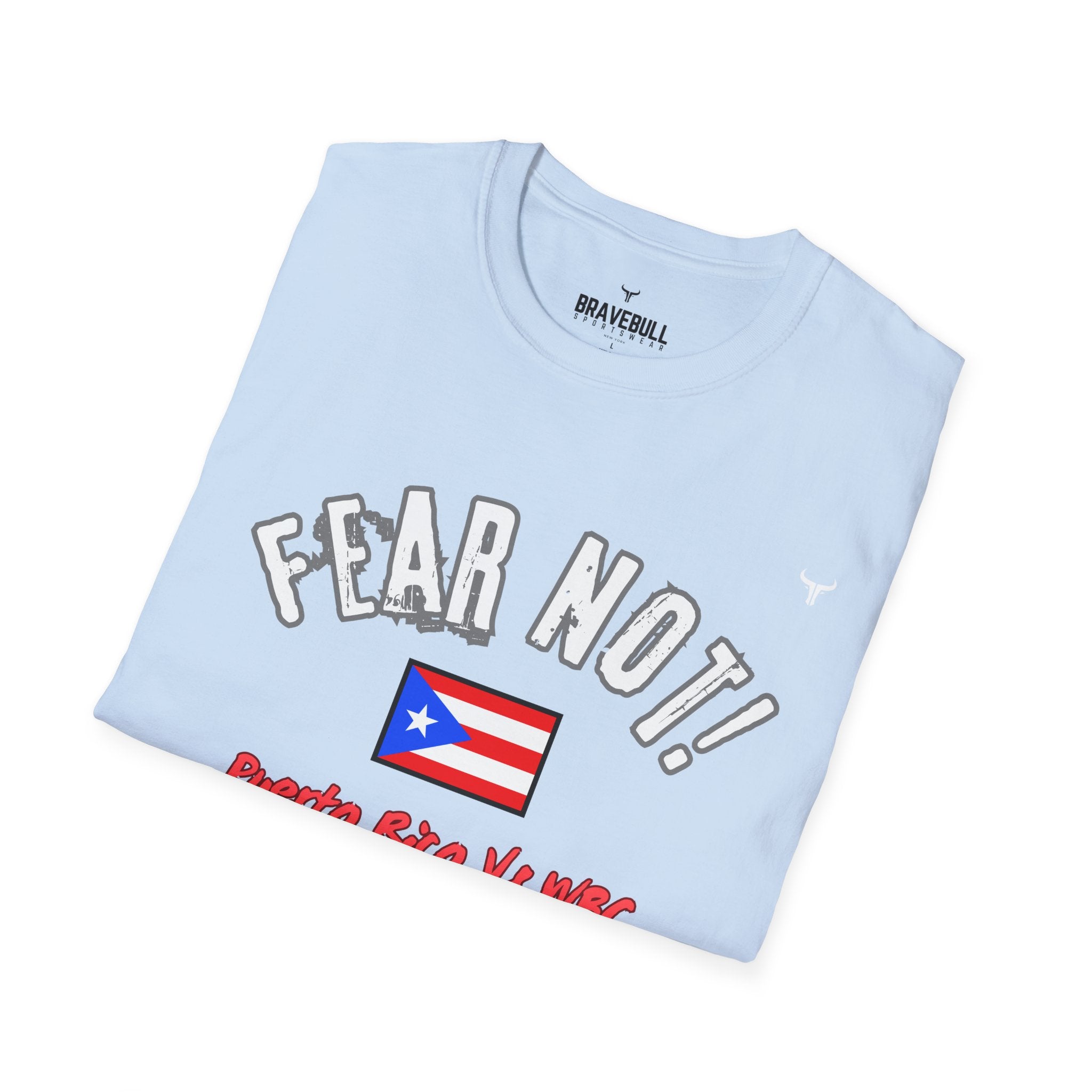 Fear Not Isaiah 4:10 Puerto Baseball Team T-Shirt