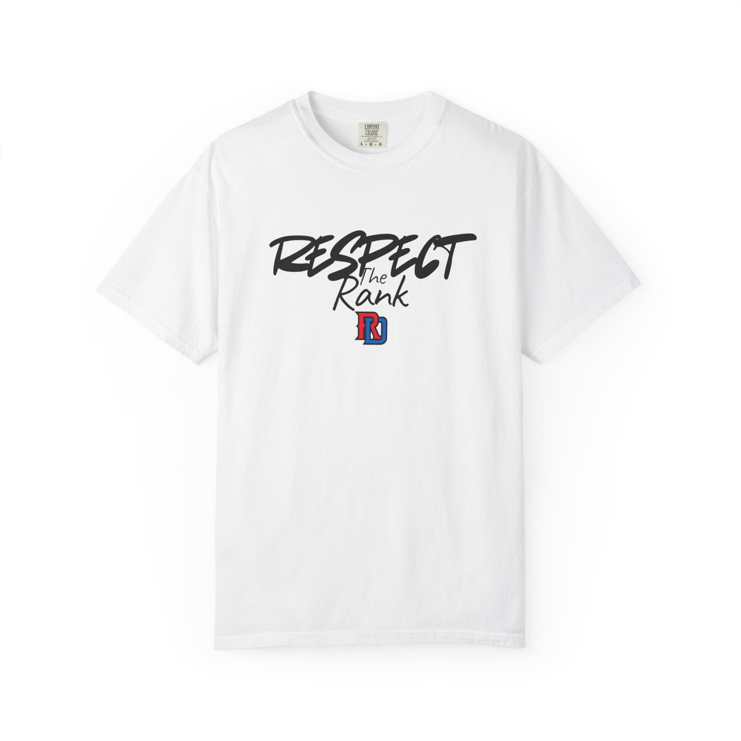 Respect the Rank Dominican Republic Baseball  Unisex Garment-Dyed T-shirt