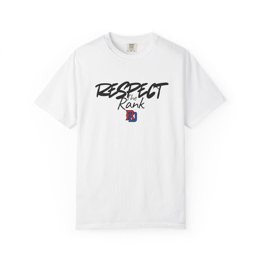 Respect the Rank Dominican Republic Baseball  Unisex Garment-Dyed T-shirt
