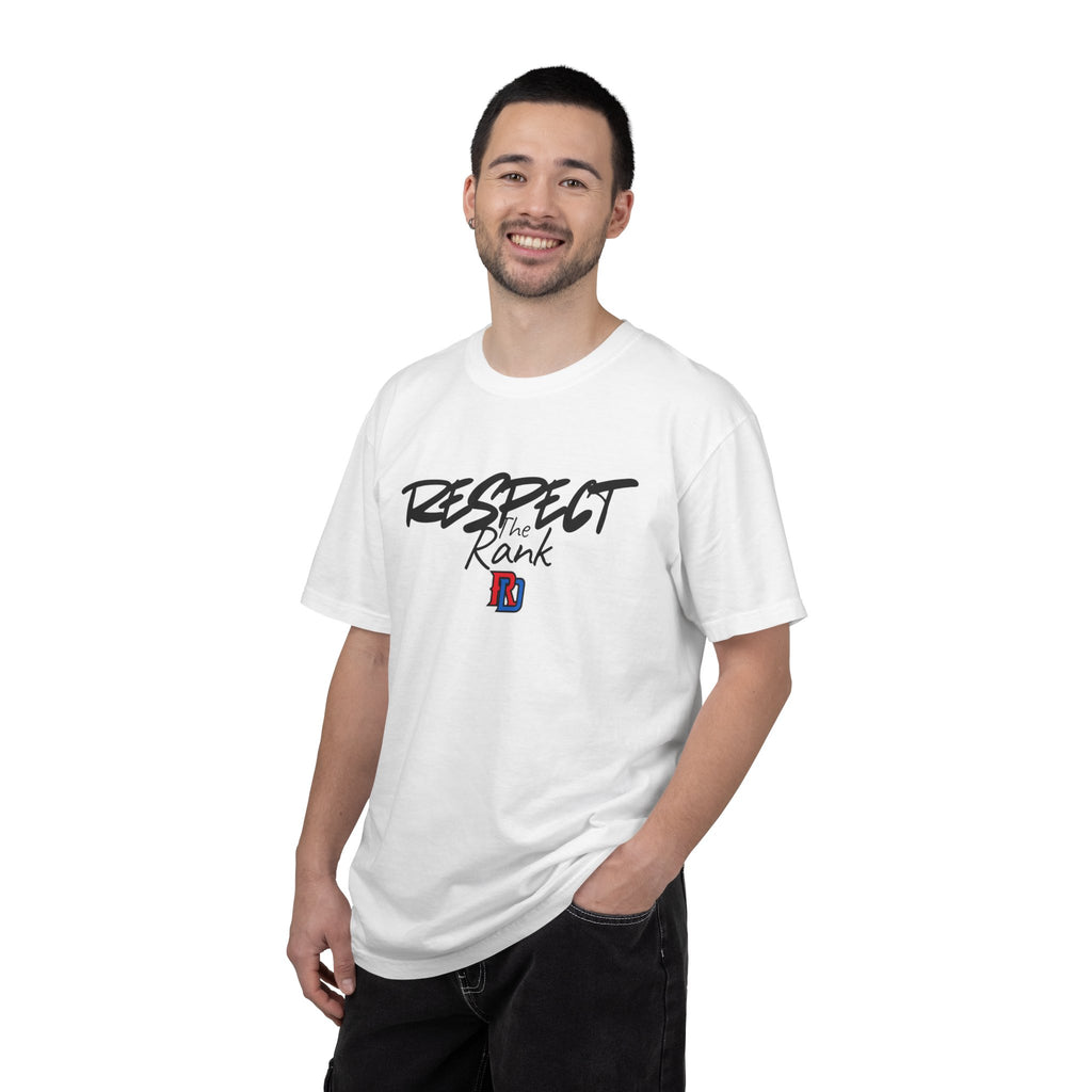 Respect the Rank Dominican Republic Baseball  Unisex Garment-Dyed T-shirt