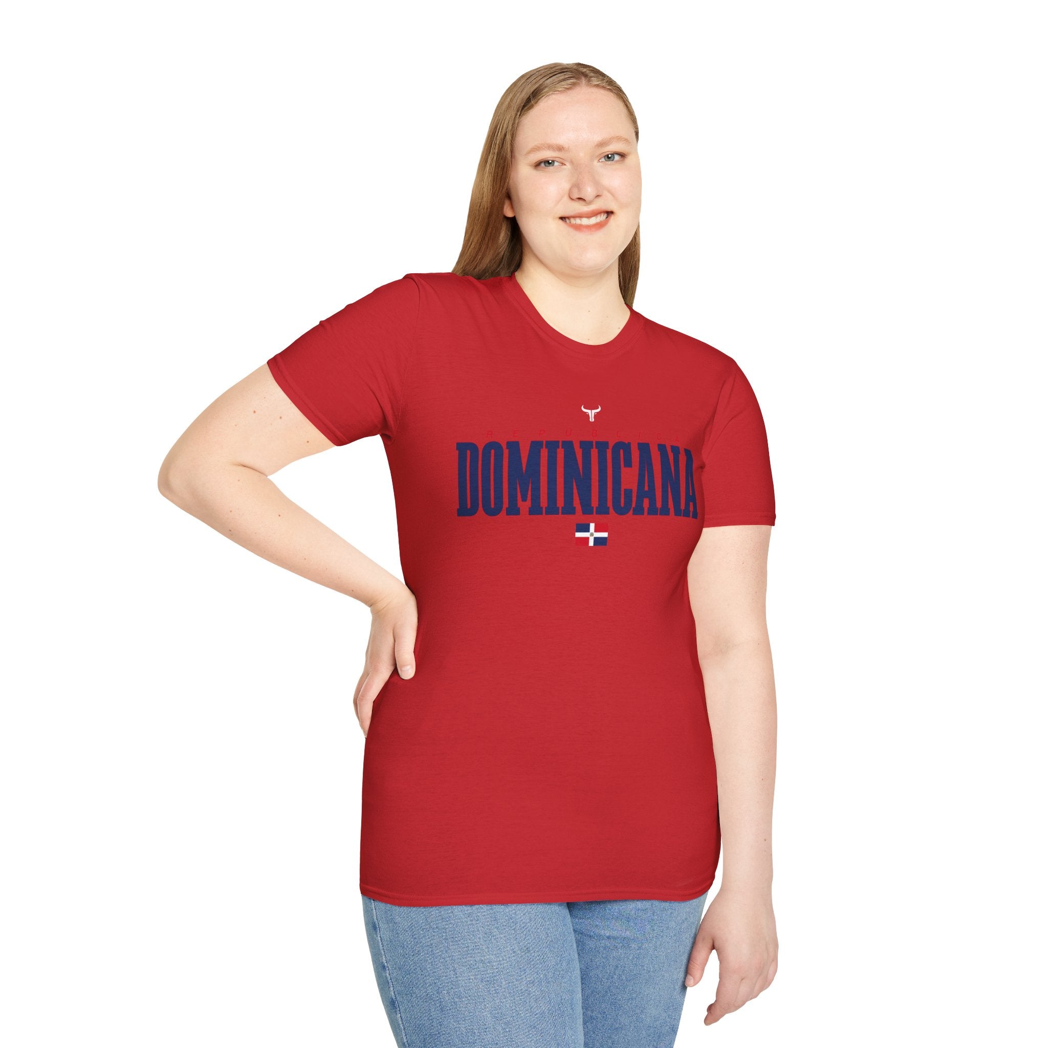 REPUBLICA DOMINICAN  WBC fan T-Shirt R Cotton Tee