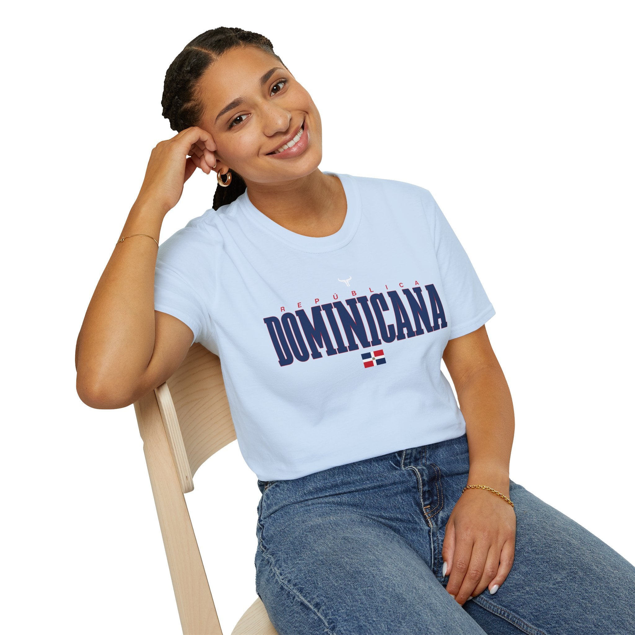 REPUBLICA DOMINICAN  WBC fan T-Shirt R Cotton Tee