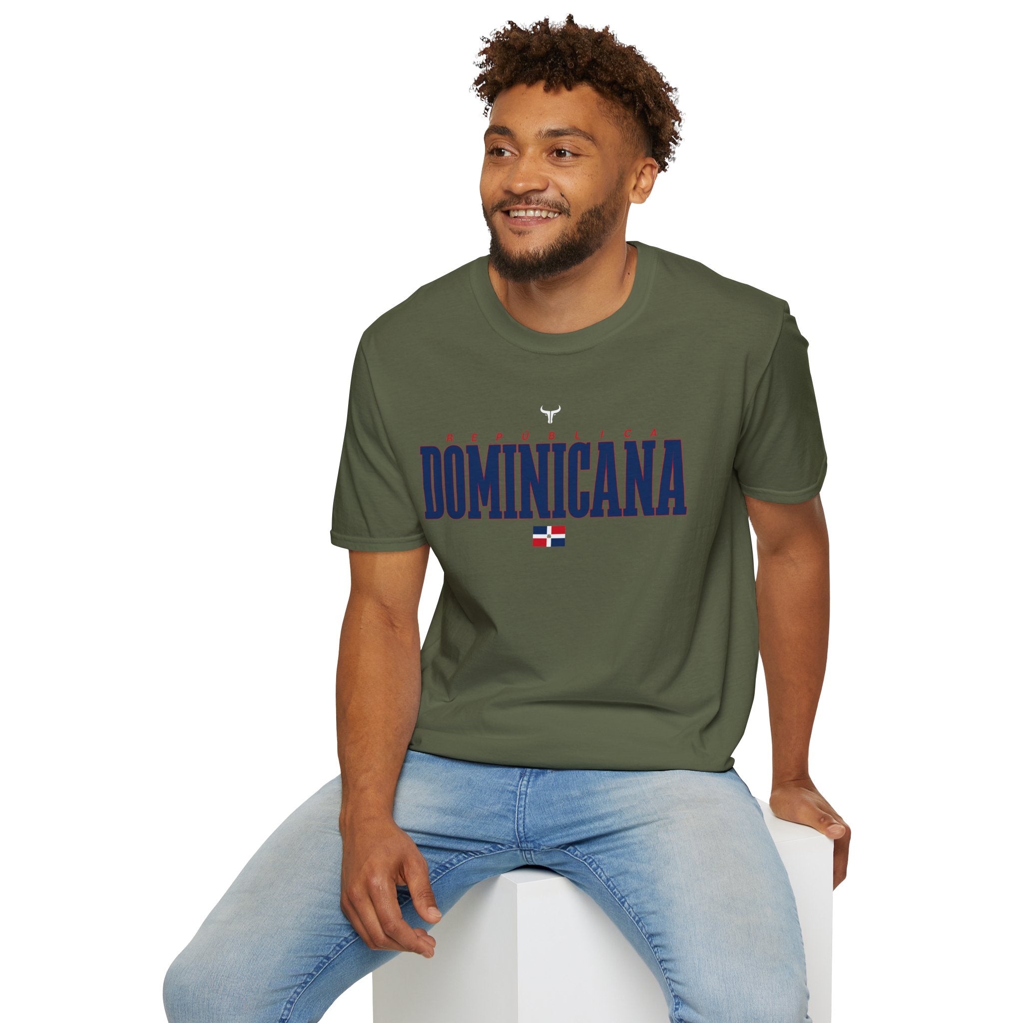 REPUBLICA DOMINICAN  WBC fan T-Shirt R Cotton Tee