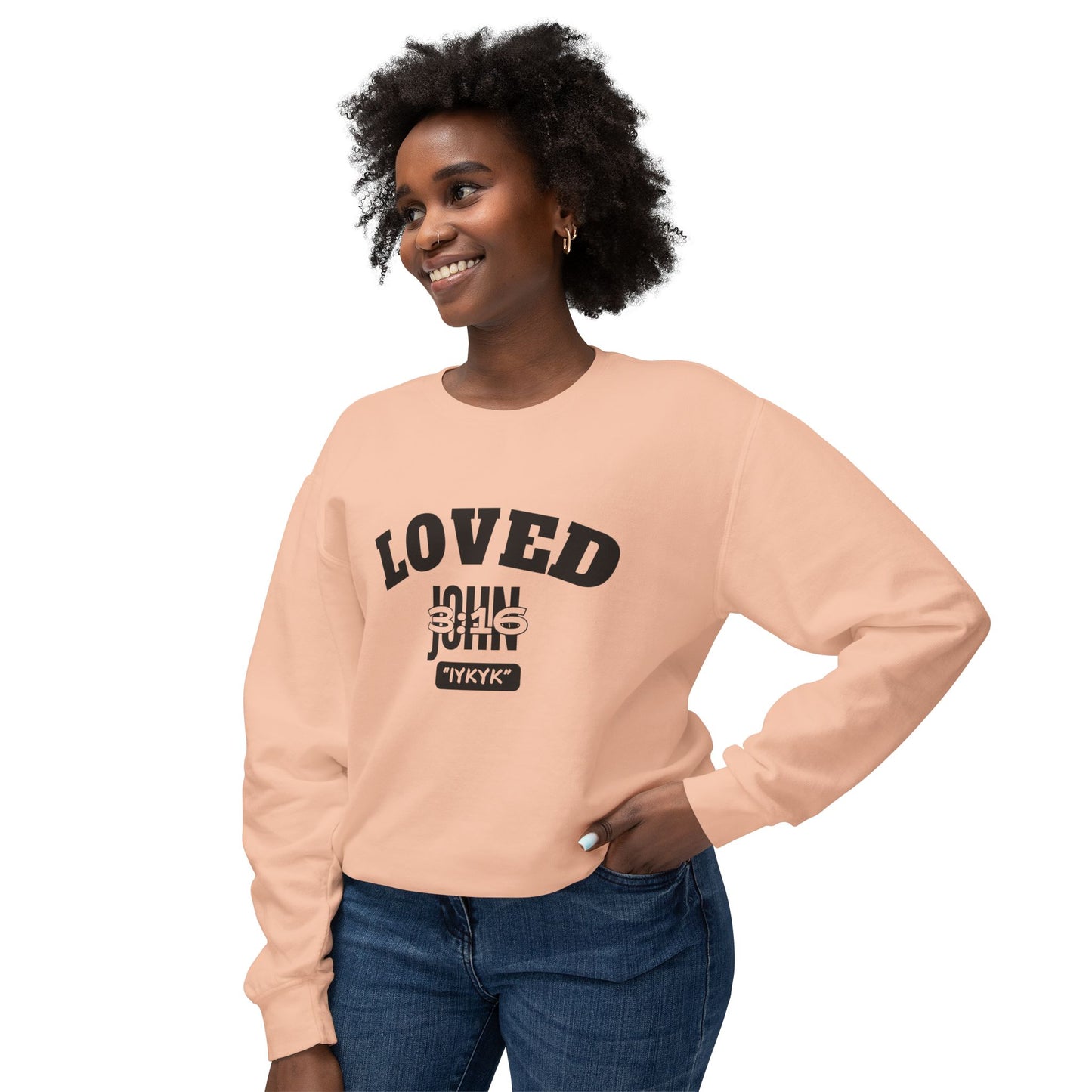 John 3:16 Crewneck Sweatshirt — IYKYK Bible Verse Christian Pullover