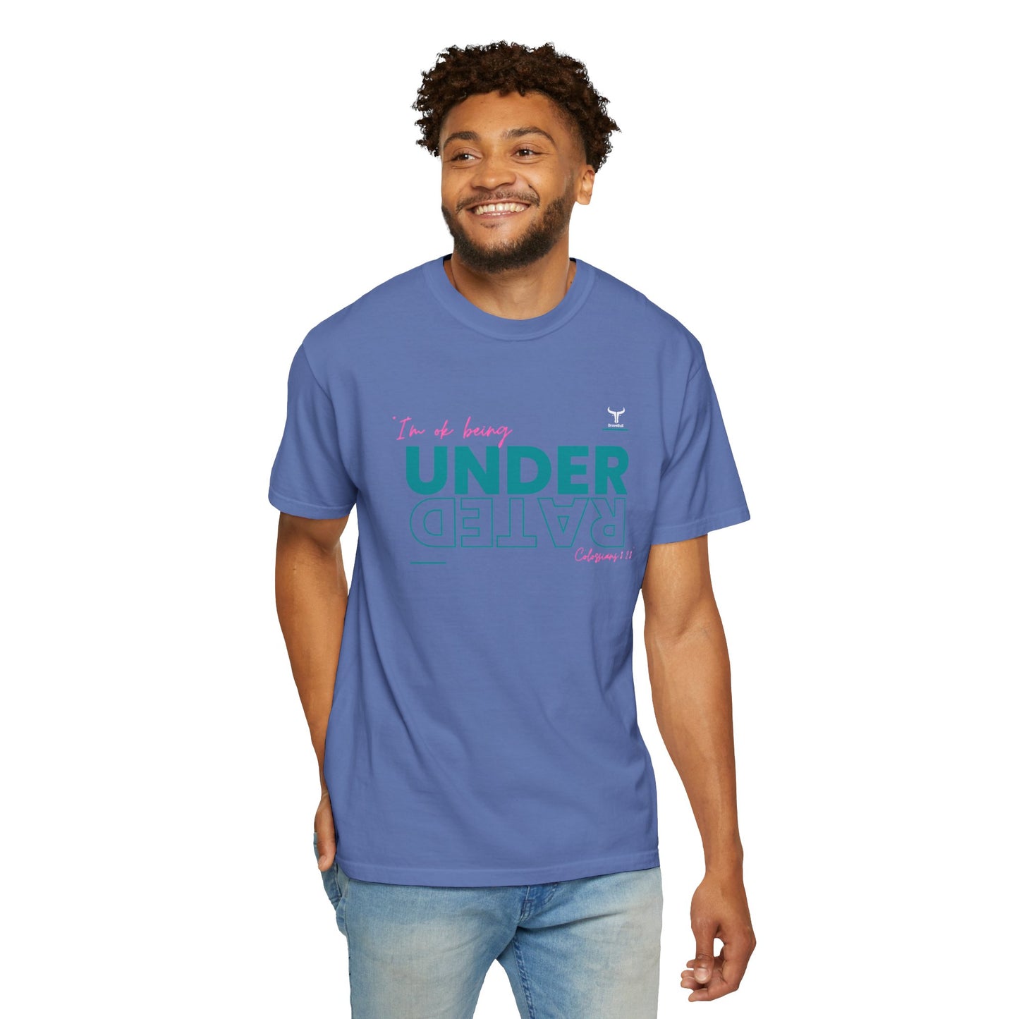 UnderRated "I'm Ok Being Underrated" Unisex Garment-Dyed T-shirt