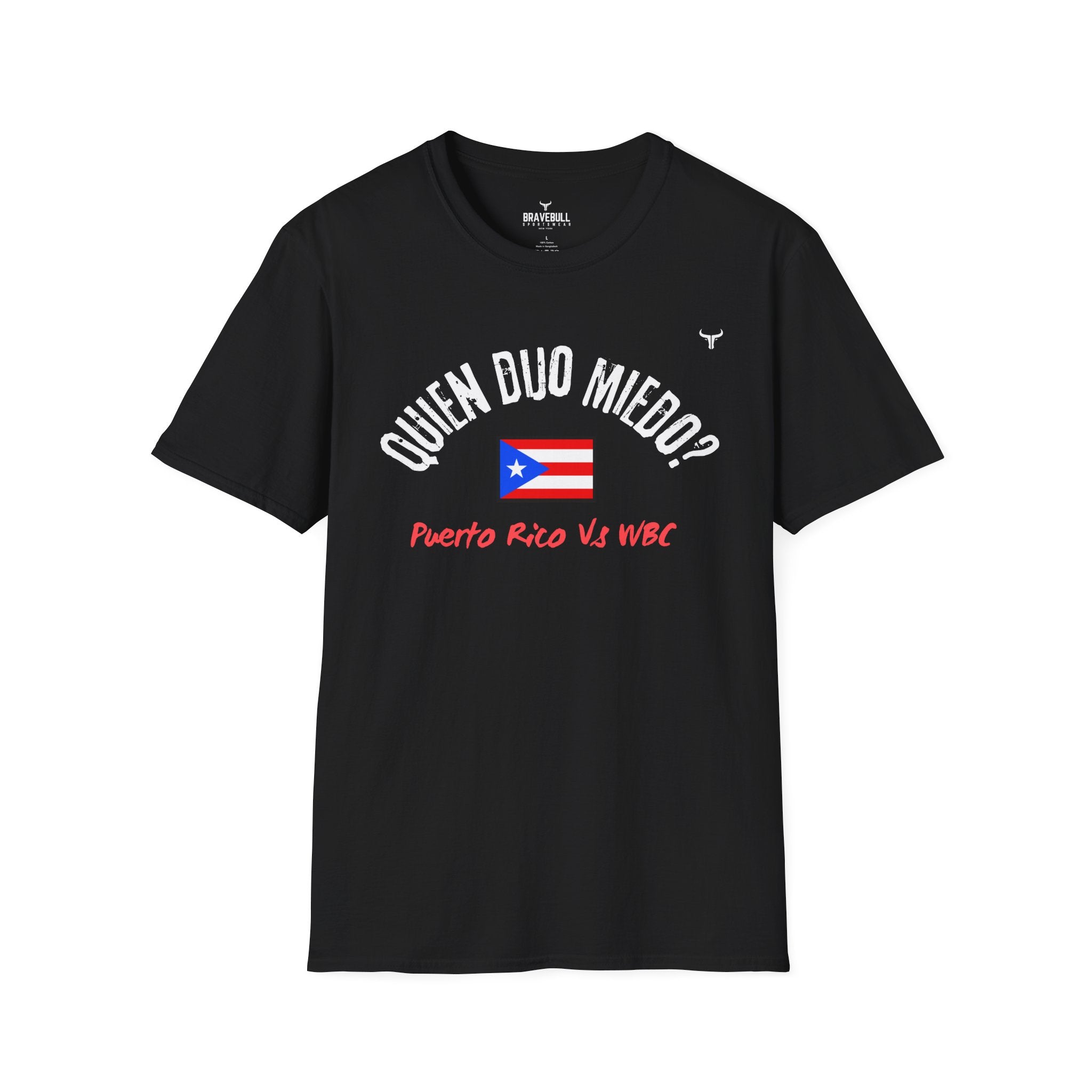 Puerto Rico Baseball Tee — "¿Quién Dijo Miedo?" Fan T-Shirt