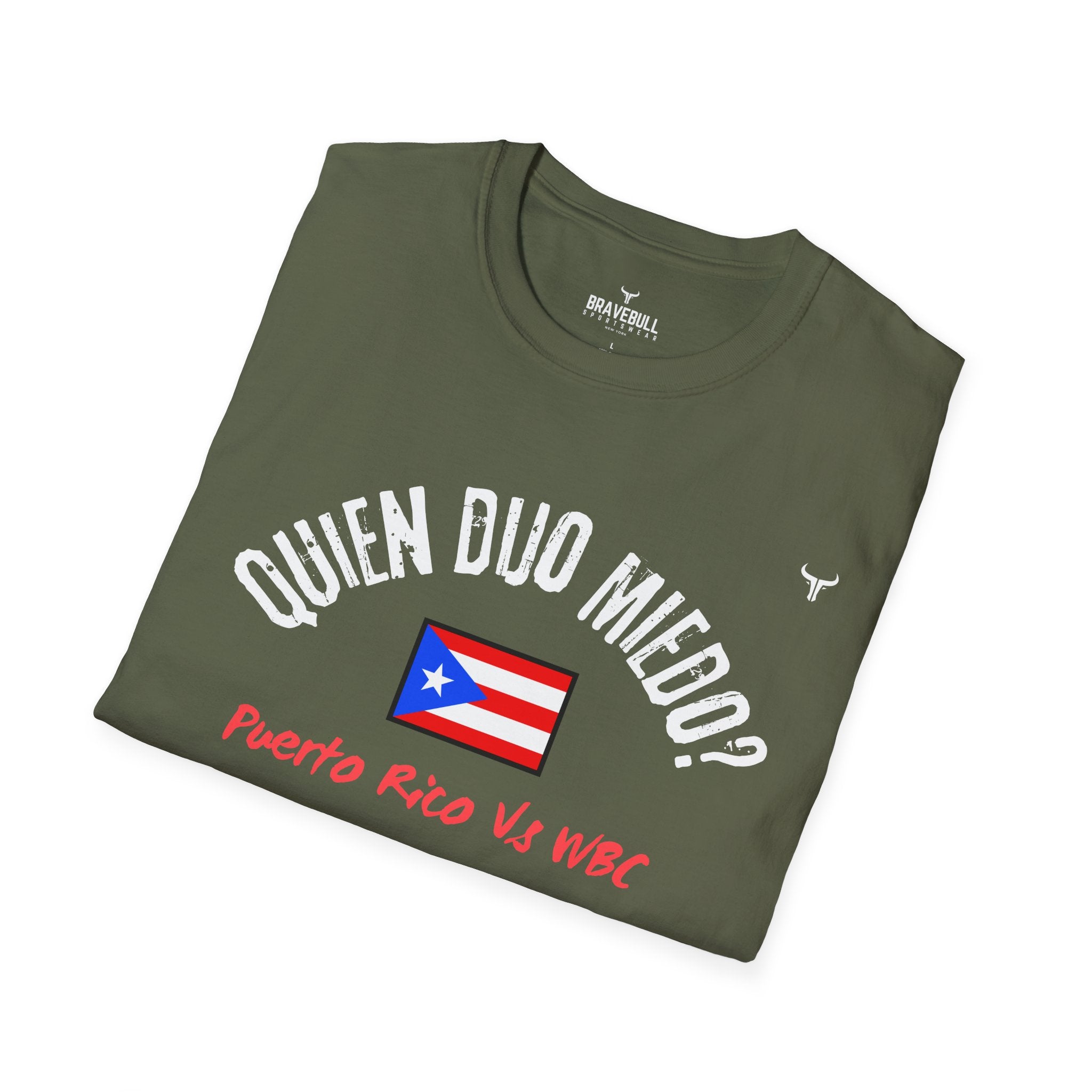 Puerto Rico Baseball Tee — "¿Quién Dijo Miedo?" Fan T-Shirt