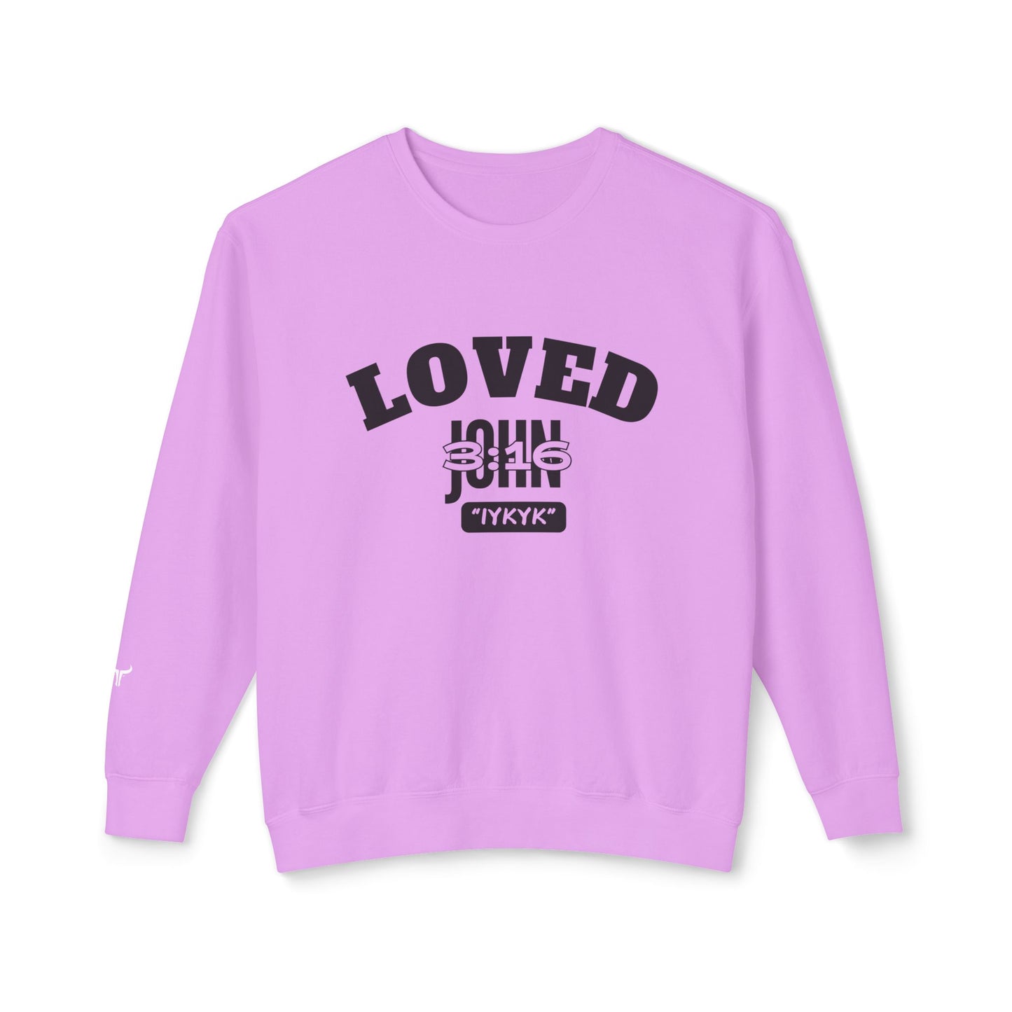 John 3:16 Crewneck Sweatshirt — IYKYK Bible Verse Christian Pullover
