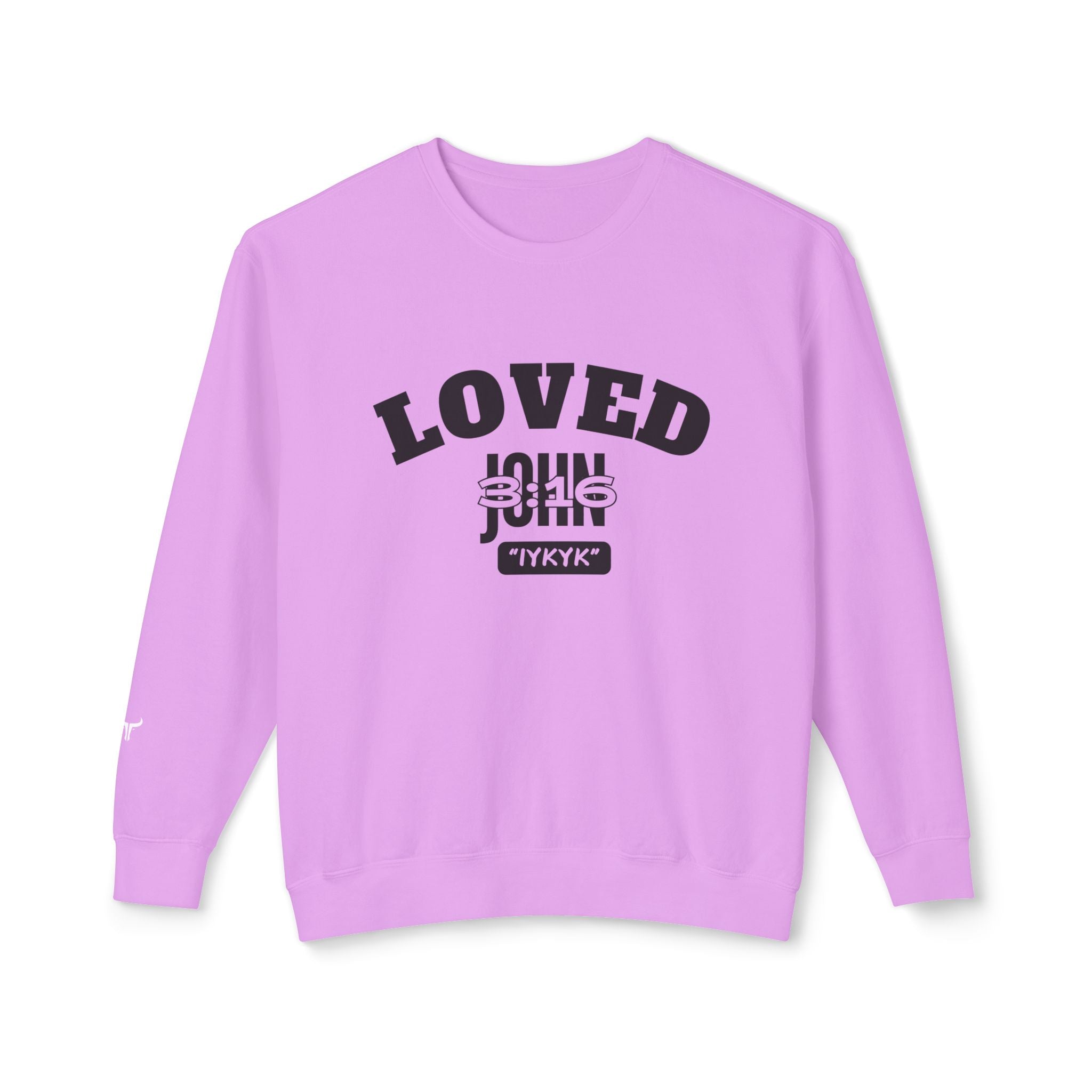 John 3:16 Crewneck Sweatshirt — IYKYK Bible Verse Christian Pullover