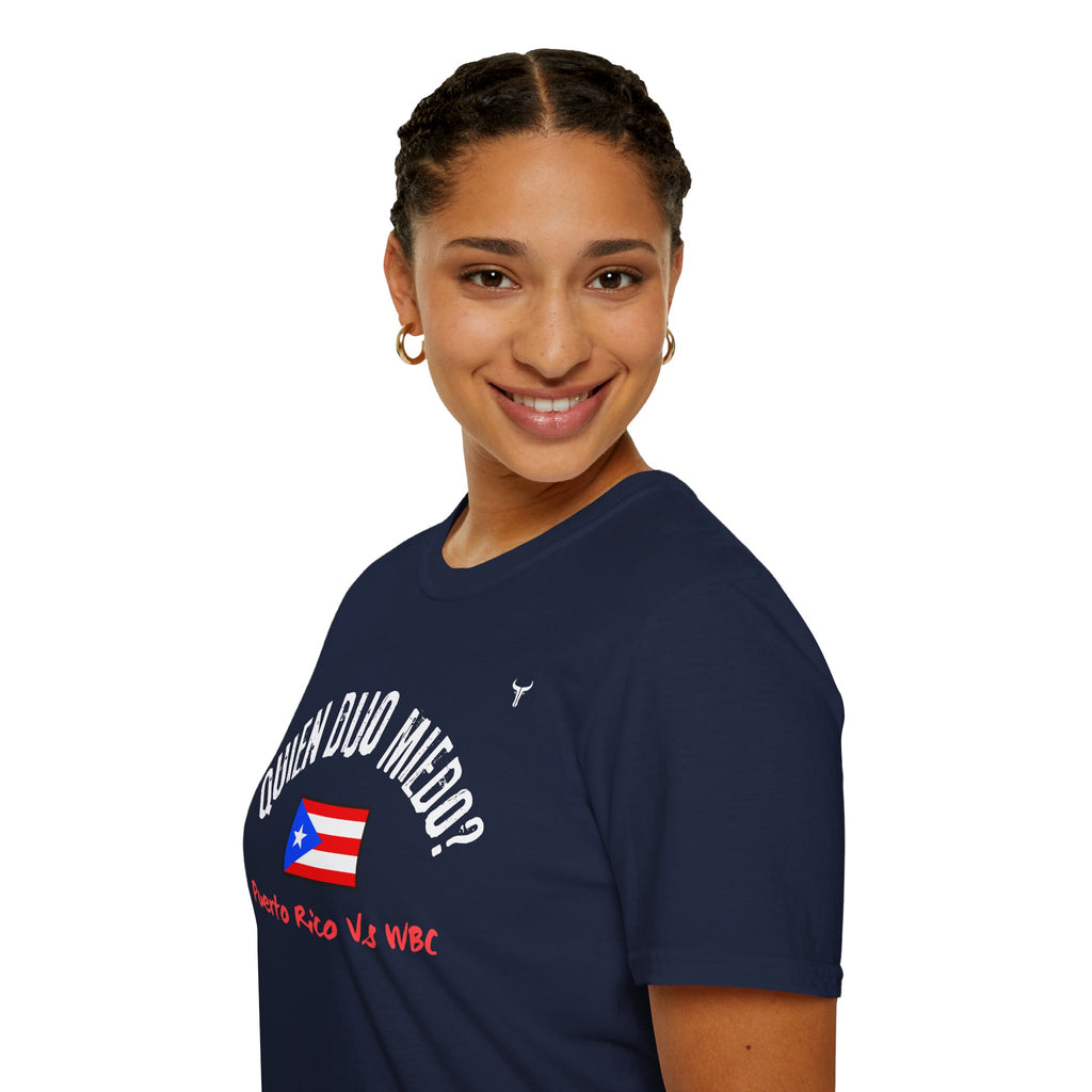 Puerto Rico Baseball Tee — "¿Quién Dijo Miedo?" Fan T-Shirt