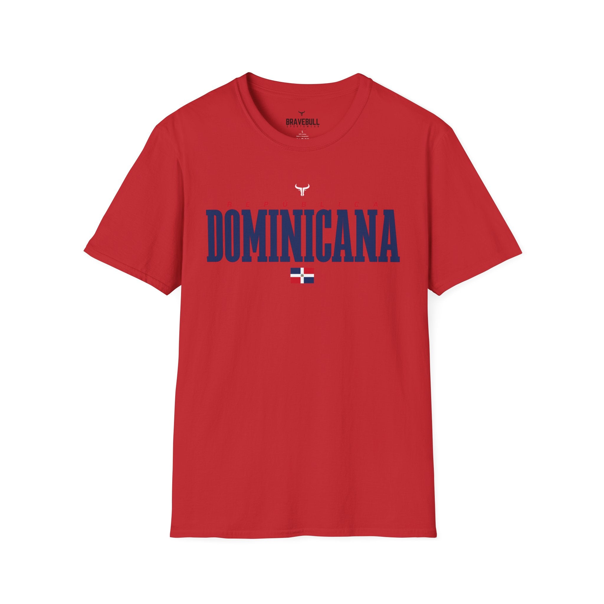 REPUBLICA DOMINICAN  WBC fan T-Shirt R Cotton Tee