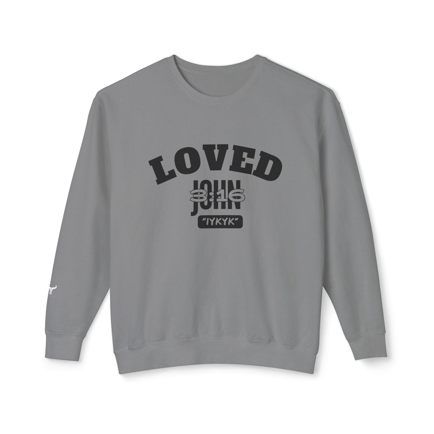 John 3:16 Crewneck Sweatshirt — IYKYK Bible Verse Christian Pullover