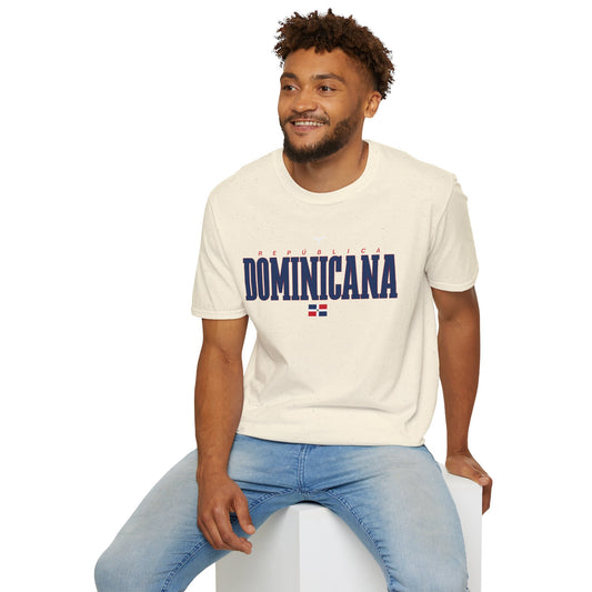 REPUBLICA DOMINICAN  WBC fan T-Shirt R Cotton Tee