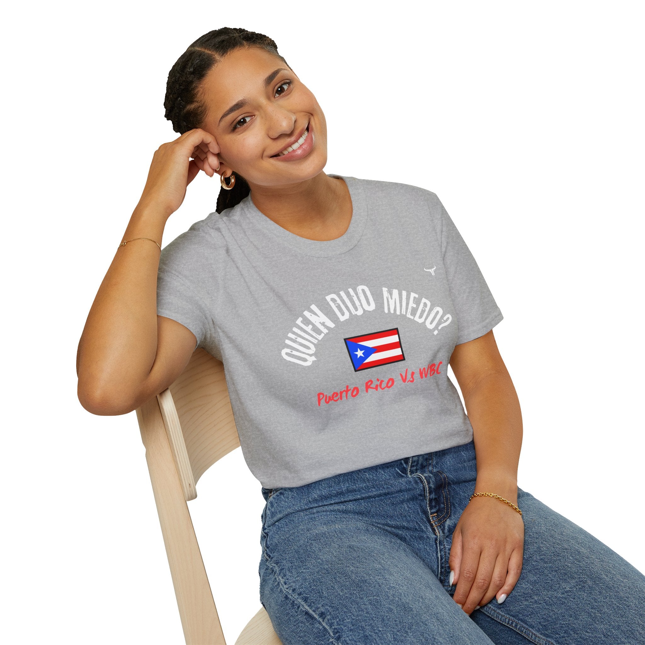 Puerto Rico Baseball Tee — "¿Quién Dijo Miedo?" Fan T-Shirt