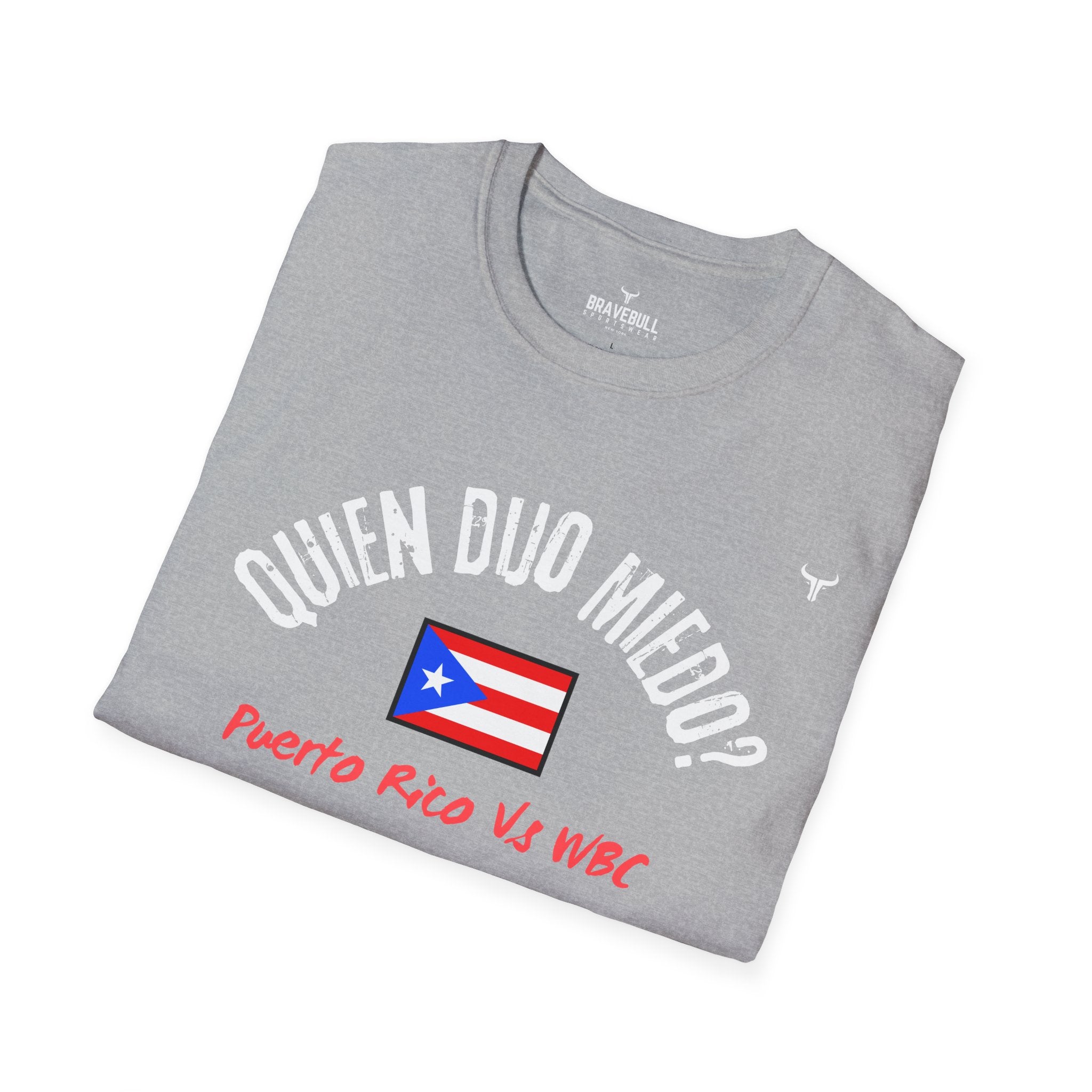 Puerto Rico Baseball Tee — "¿Quién Dijo Miedo?" Fan T-Shirt