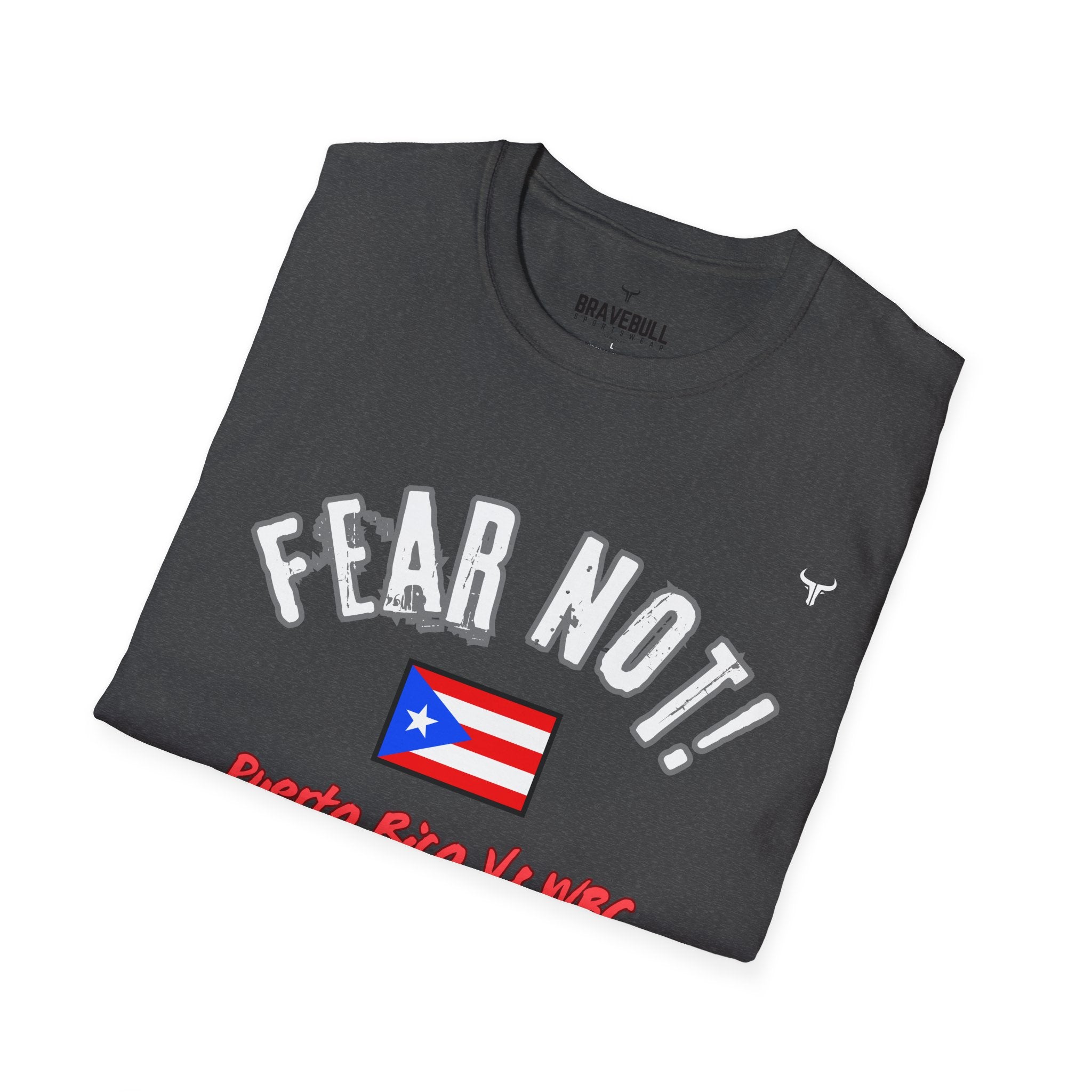 Fear Not Isaiah 4:10 Puerto Baseball Team T-Shirt